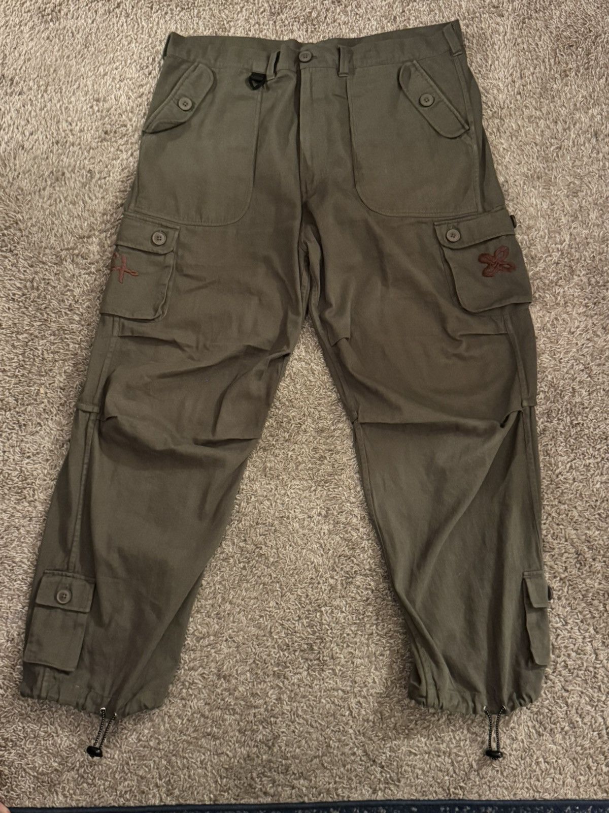 ALL CAPS STUDIO All Caps Studio “sun” cargo pants SZ XL Size US 36 / EU 52 - 1 Thumbnail