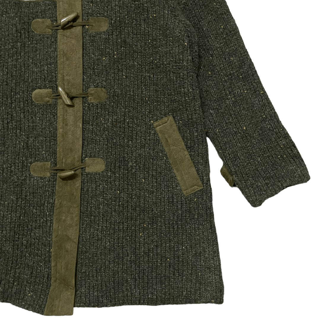 Max Mara Vintage Max Mara Alta Made 1961 Wool Fur Hooded Coat Size M / US 6-8 / IT 42-44 - 5 Thumbnail
