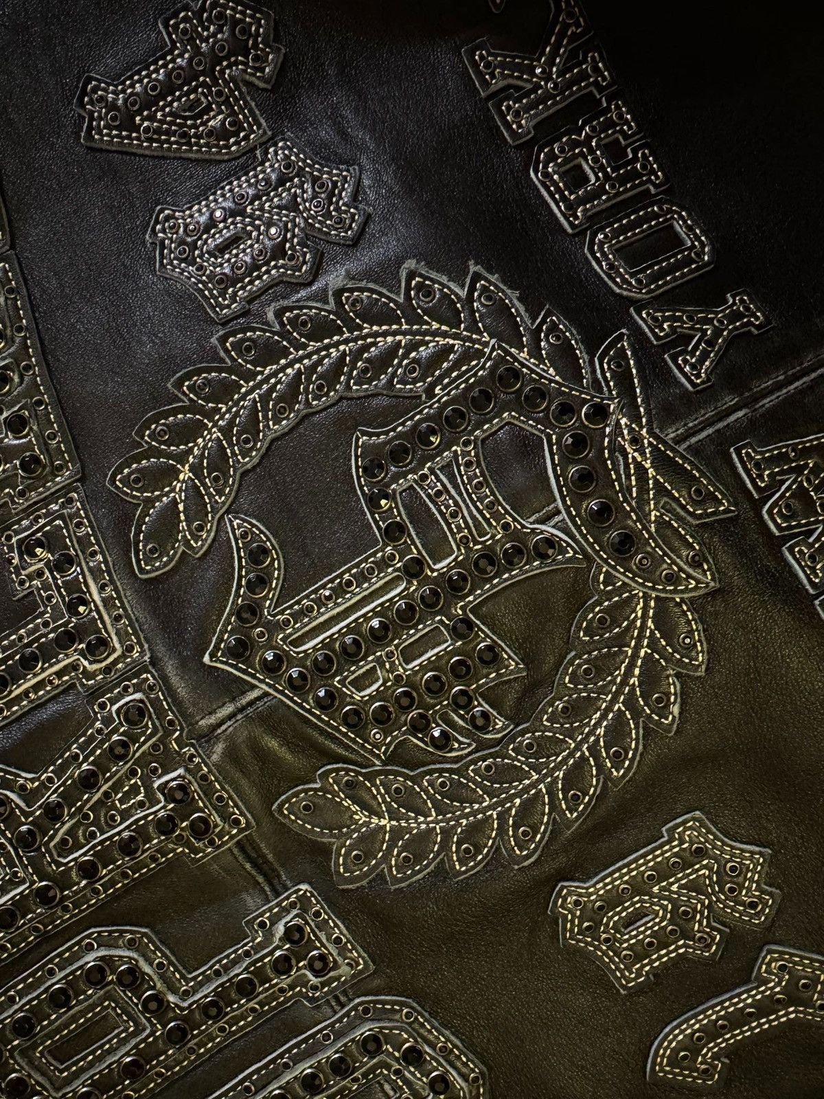 Supreme Supreme Gem Studded Leather Jacket Size US S / EU 44-46 / 1 - 5 Thumbnail
