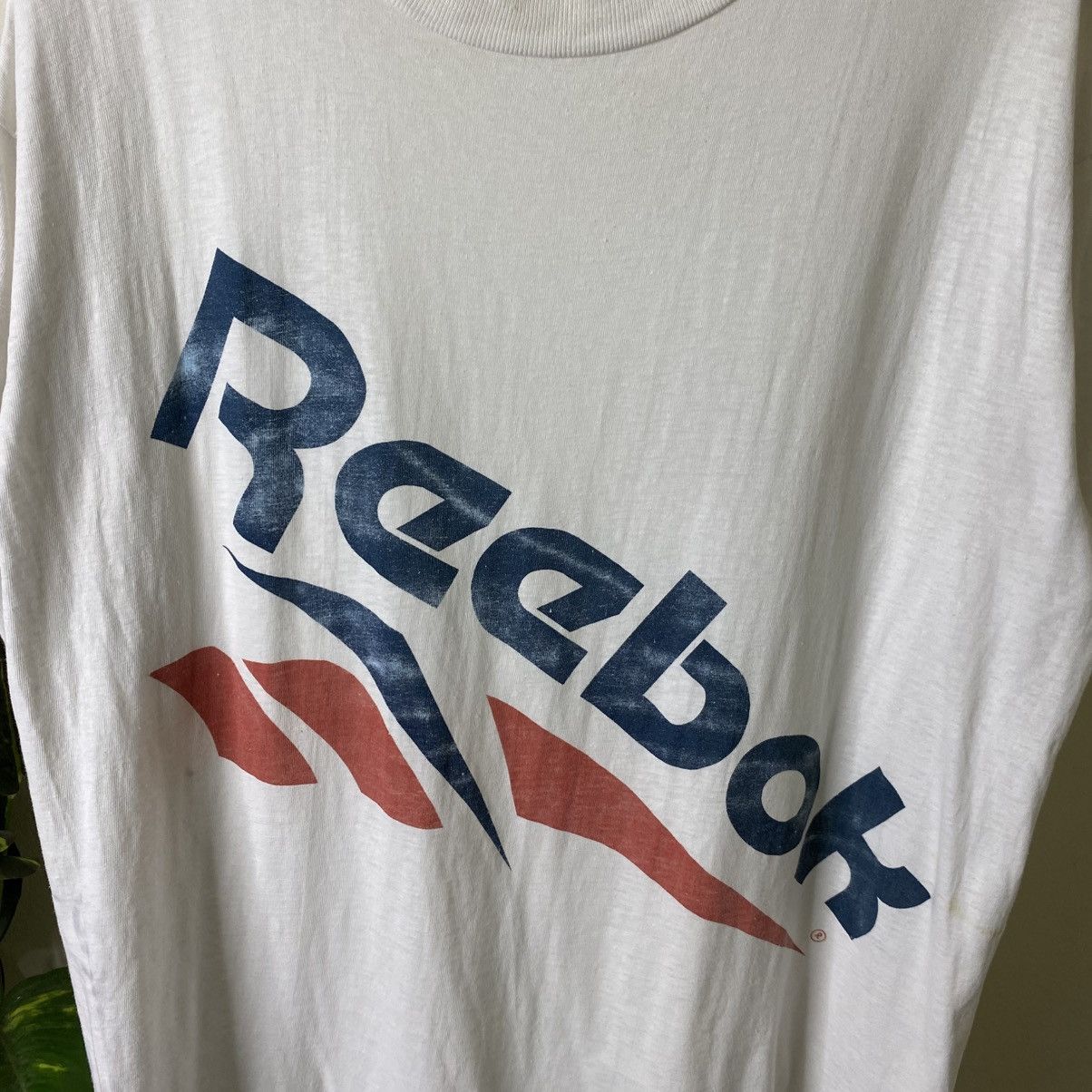 Reebok Vintage 1990s Reebok Big Logo T Shirt Size US XXL / EU 58 / 5 - 2 Thumbnail