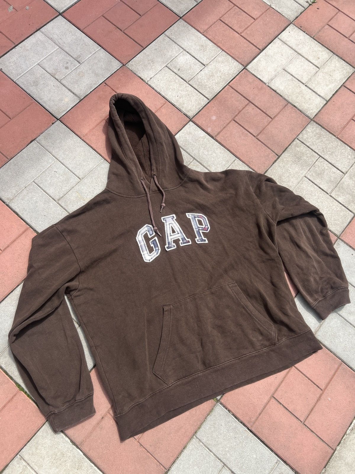 Gap Vintage Gap Brown Hoodie Hype Y2K Size US L / EU 52-54 / 3 - 1 Thumbnail