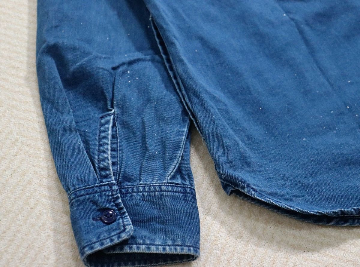 Neighborhood NBHD Neighborhood 20aw Indigo Work Shirt sizeL Size US L / EU 52-54 / 3 - 8 Thumbnail