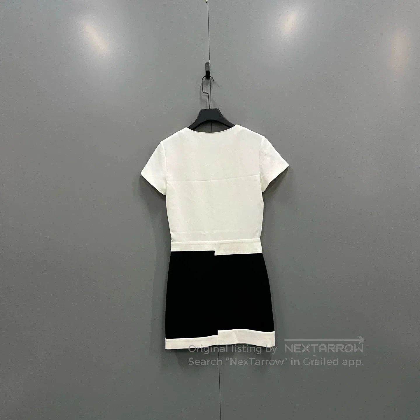Moschino MOSCHINO Black White Short Sleeve Dress. Size S / US 4 / IT 40 - 3 Thumbnail