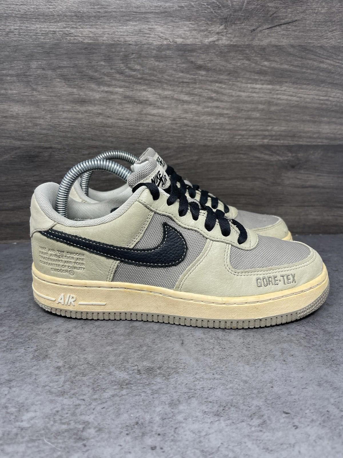 Nike Nike Air Force 1 Gore Tex Shoes Size 5.5 Mens Kids Olive Size US 5.5 / EU 38 - 5 Thumbnail