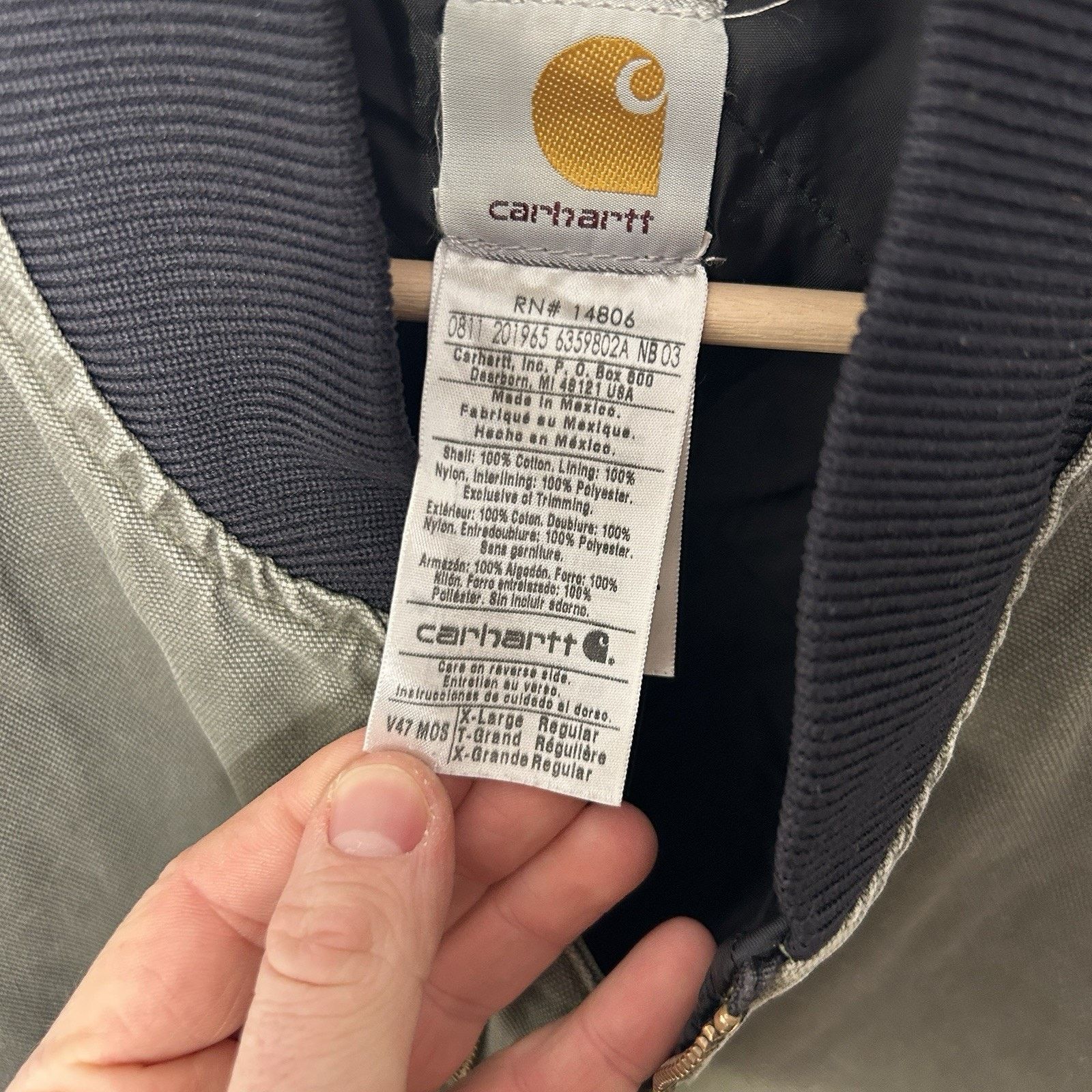 Carhartt Vintage Carhartt Quilted Artic Vest “Moss Green” V47 MOS Size US XL / EU 56 / 4 - 8 Thumbnail