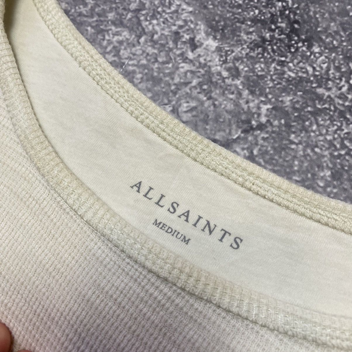 Allsaints Men’s Allsaints small logo basic y2k sweater Size US M / EU 48-50 / 2 - 5 Thumbnail