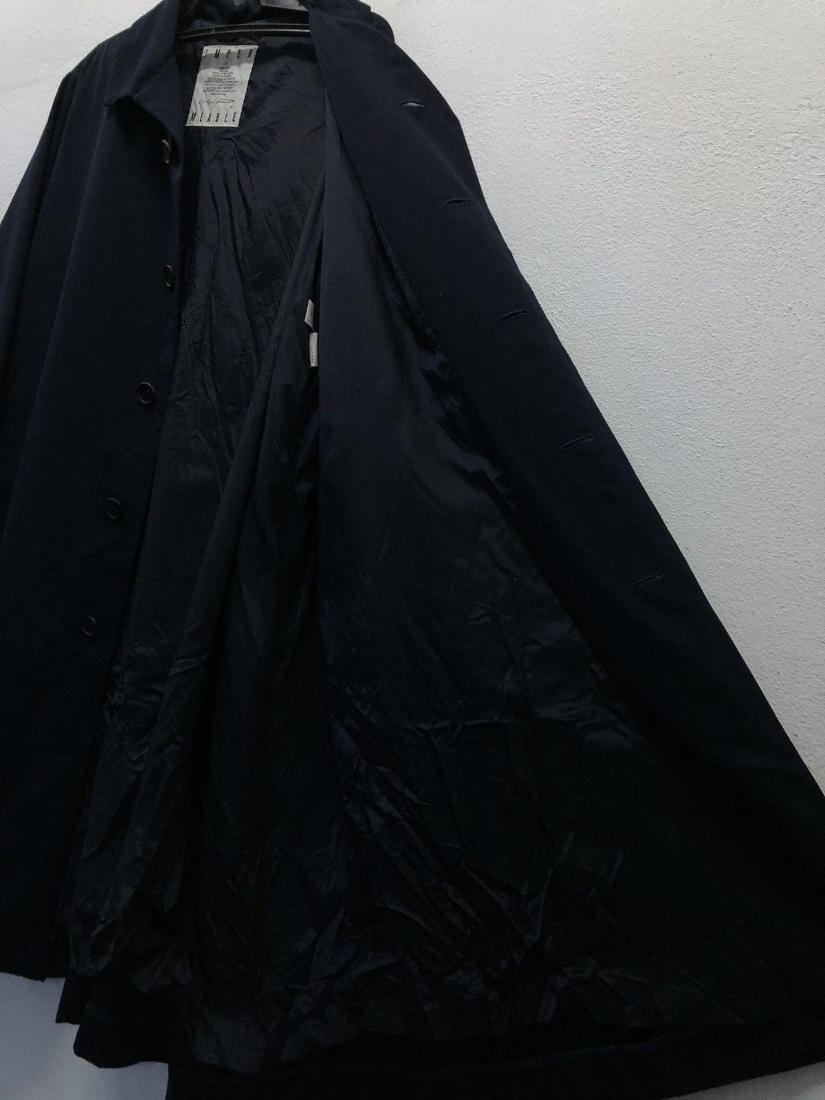Japanese Brand × Vintage × Yohji Yamamoto Vintage YohjiYamamoto Imper Meable Made In Japan Long Jacket Size US XL / EU 56 / 4 - 12 Thumbnail
