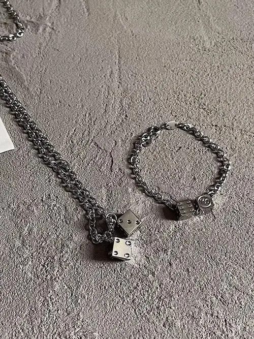 Designer × Vintage Vintage patchwork pendant bracelet Size ONE SIZE - 3 Thumbnail