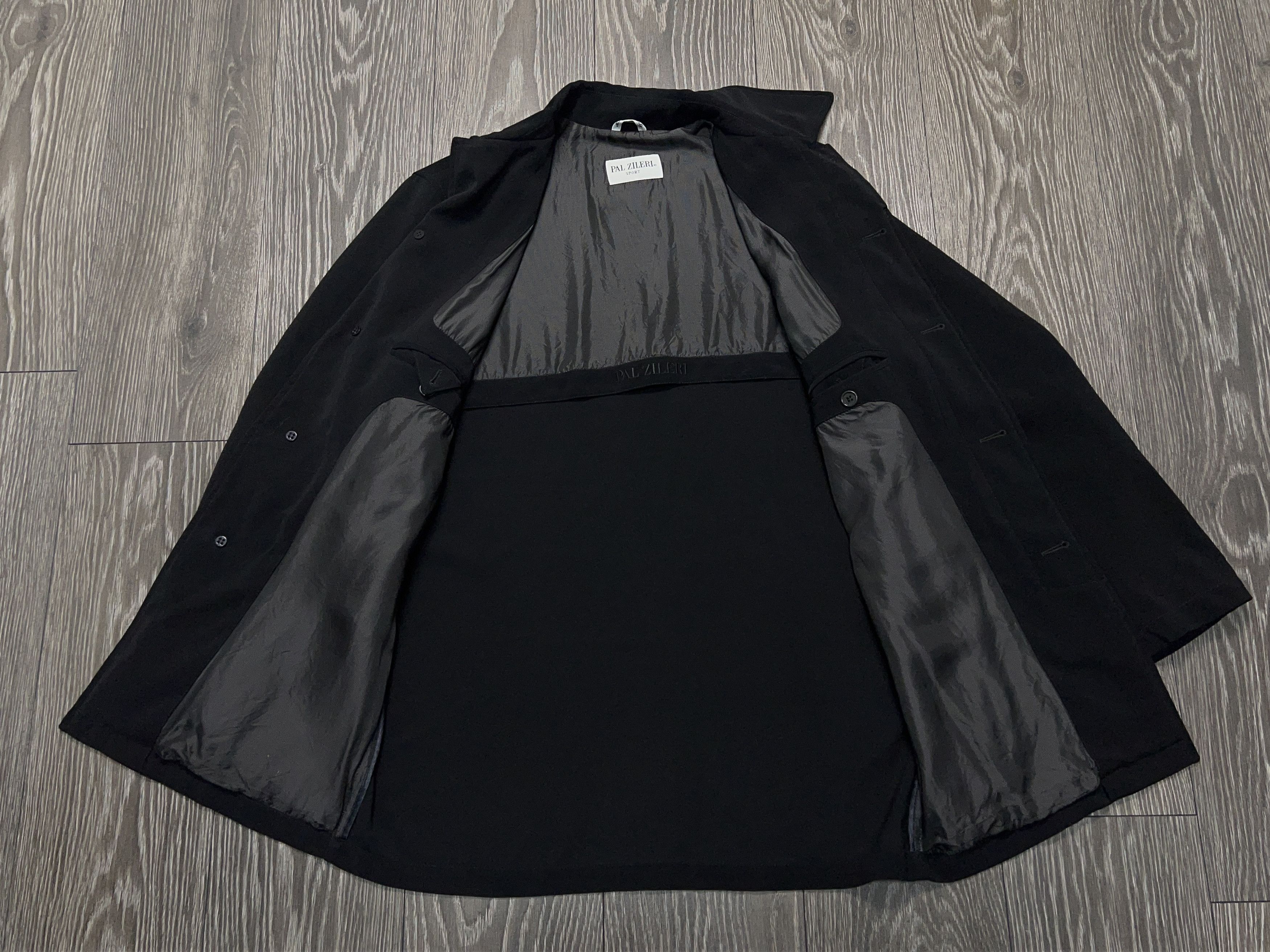 Pal Zileri Sport Polyester Black Jacket Coat Button Size US 40 EU 50 Size US M / EU 48-50 / 2 - 13 Thumbnail
