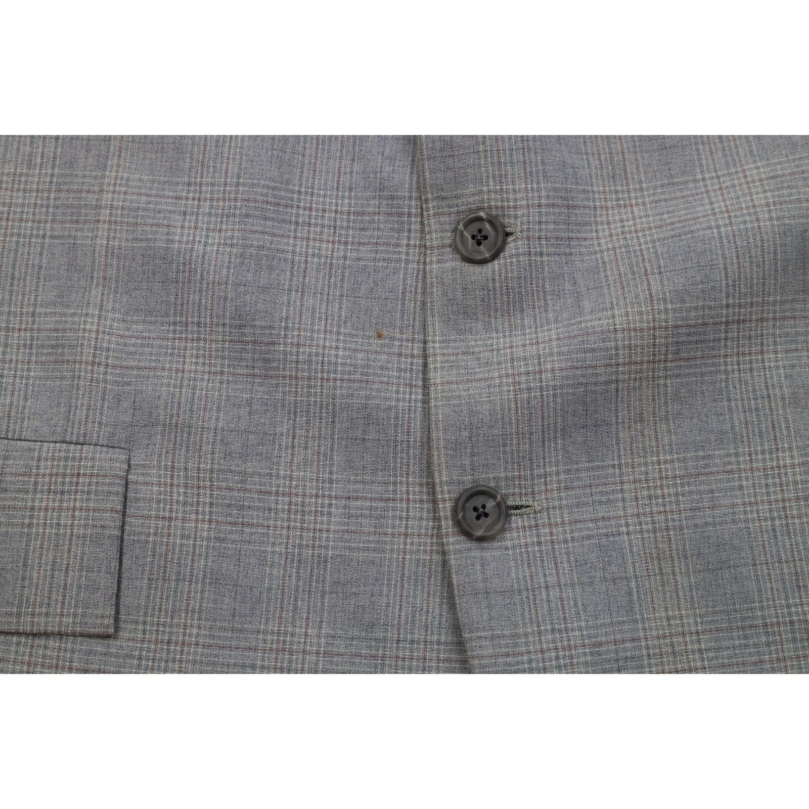 Vintage Vintage 70s Streetwear 2 Piece Wool Suit Plaid Size 42L - 6 Thumbnail