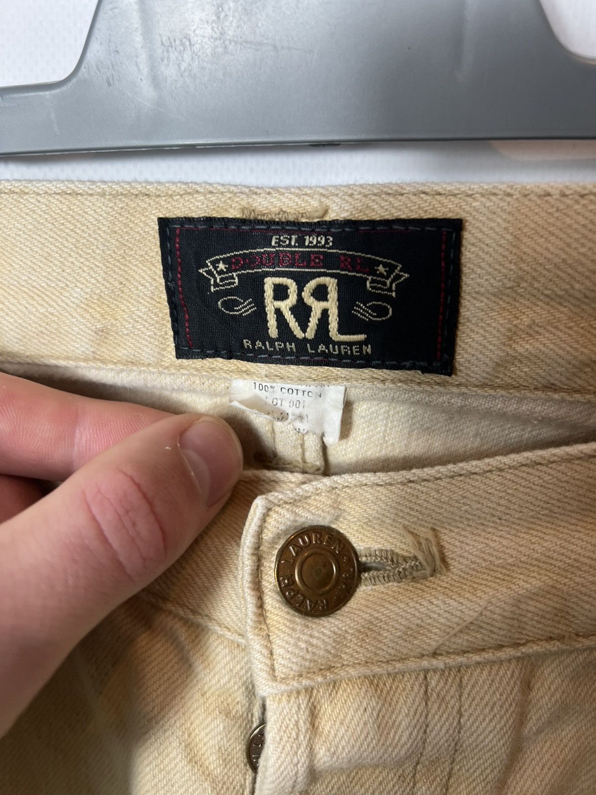 Polo Ralph Lauren Vintage RRL DOUBLE R Ralph Lauren Five Pockets Pants Size US 32 / EU 48 - 13 Thumbnail