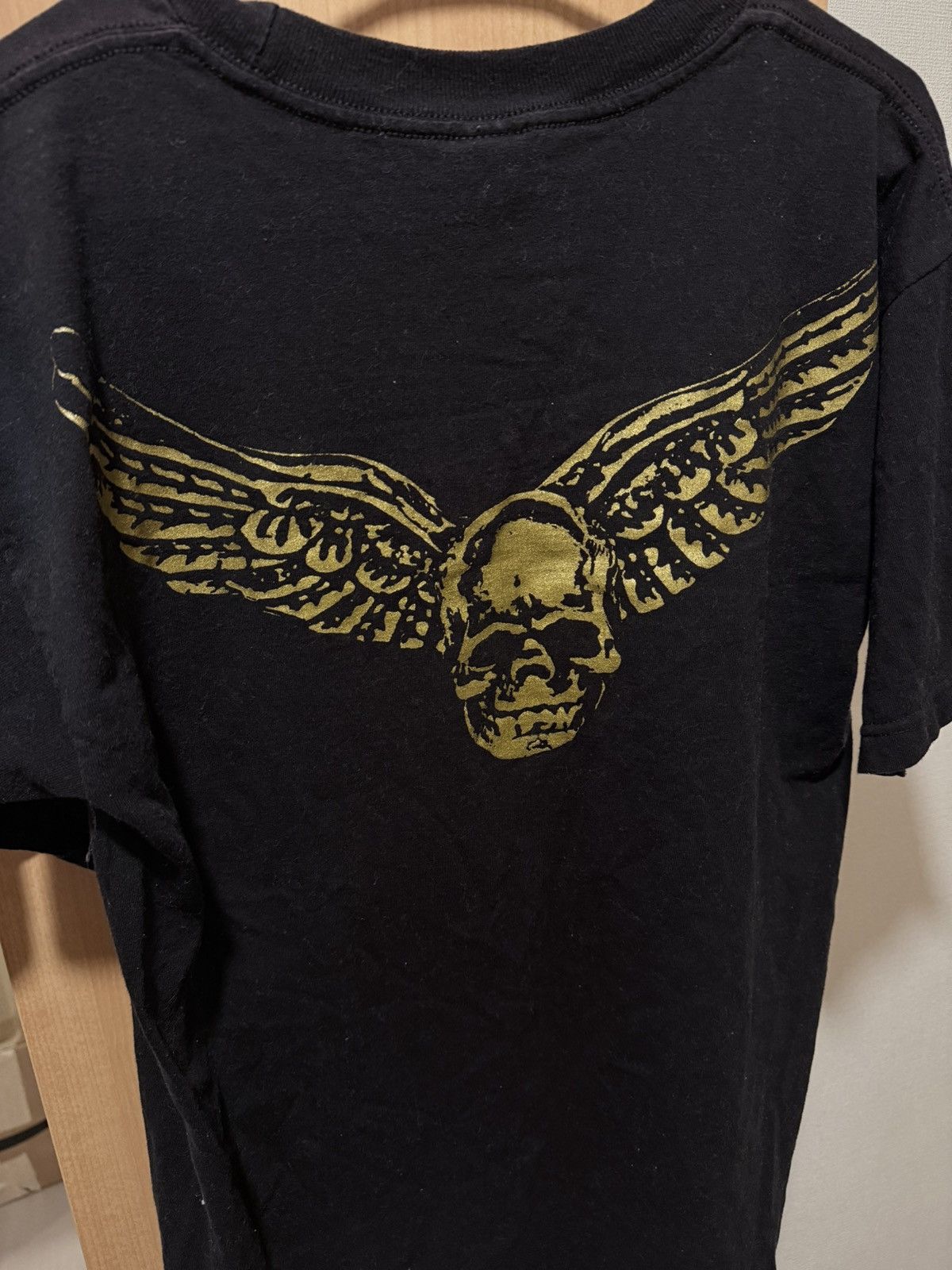 Chrome Hearts Chrome Hearts Vintage Foti Gold Skull Print Tshirt Black Size US M / EU 48-50 / 2 - 3 Thumbnail
