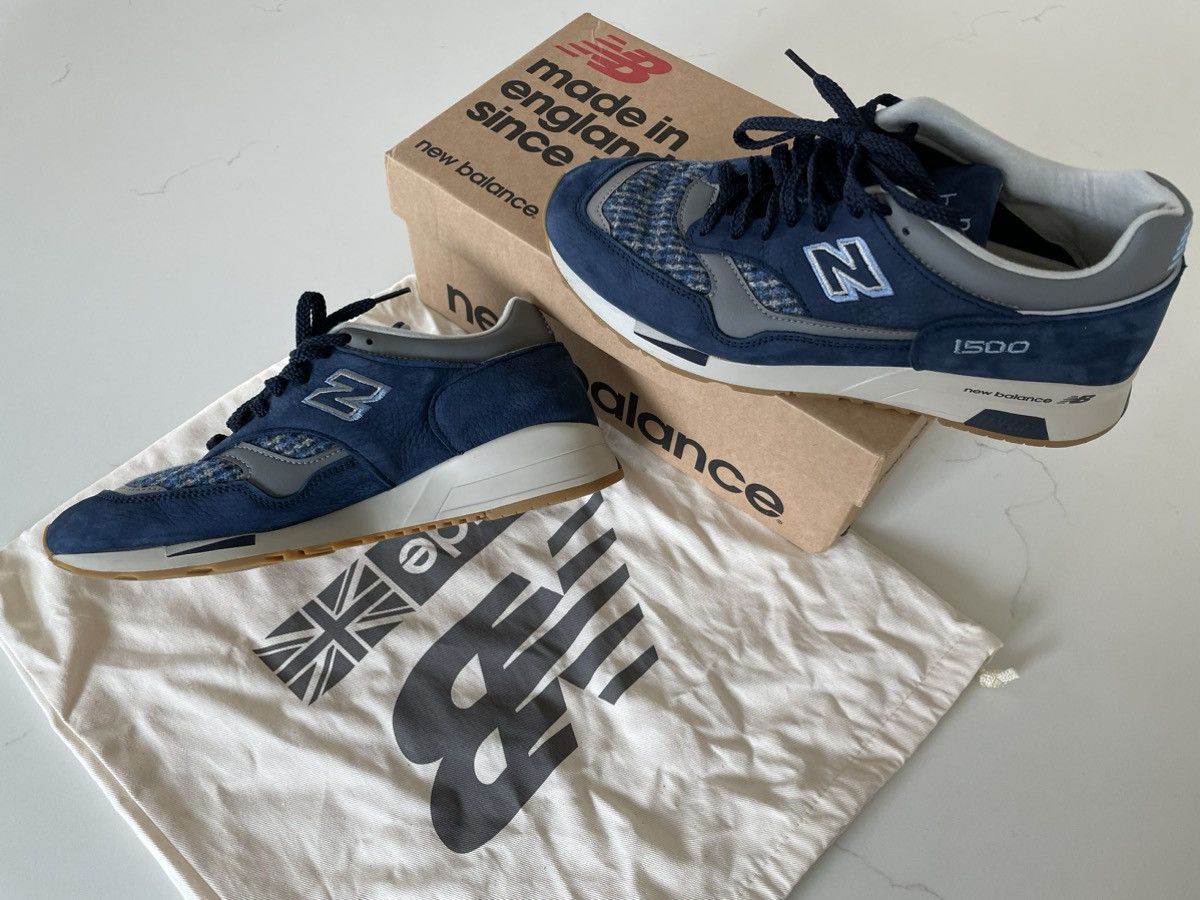 New Balance New Balance M1500HT Harris Tweed Blue Suede - Size 8 Size US 8 / EU 41 - 3 Thumbnail