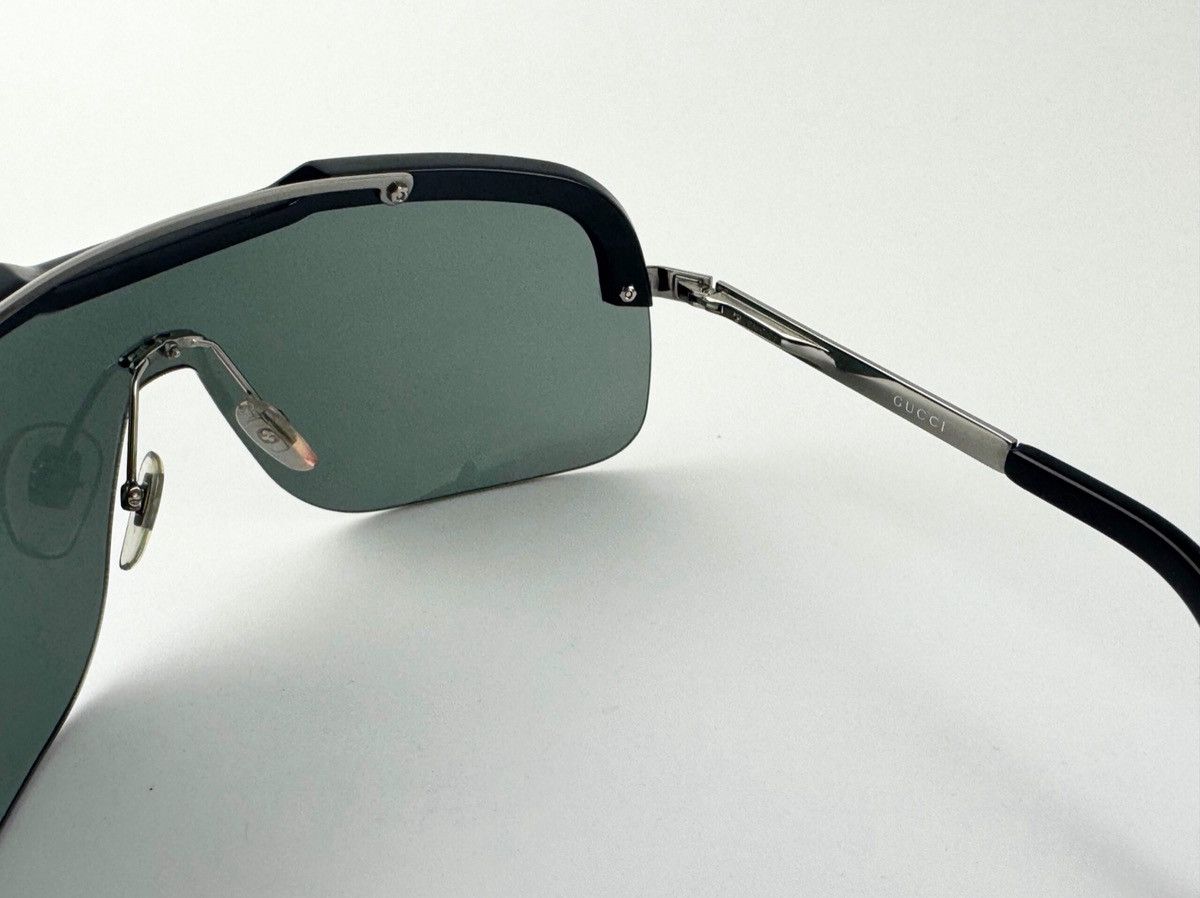Gucci GUCCI BLACK SHIELD SUNGLASSES Size ONE SIZE - 4 Thumbnail