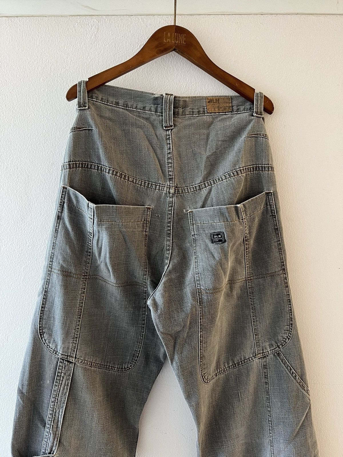 Vintage FADED Y2K BLN BAGGY WIDE POCKET PANTS Size US 31 - 5 Thumbnail