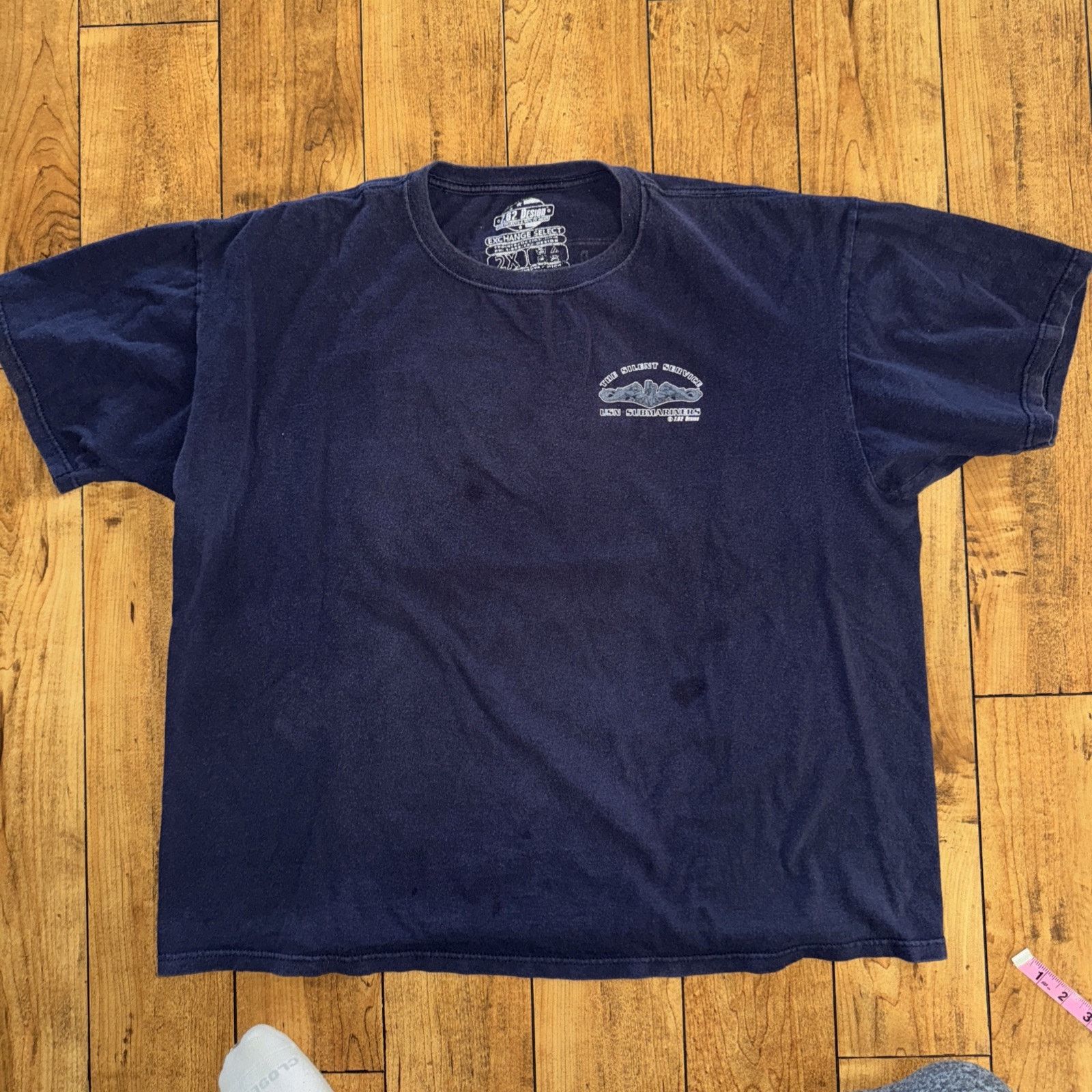 Band Tees × Vintage VNTG United States Navy Submariners T-Shirt Blue 2XL 24x26 Size US XXL / EU 58 / 5 - 4 Thumbnail