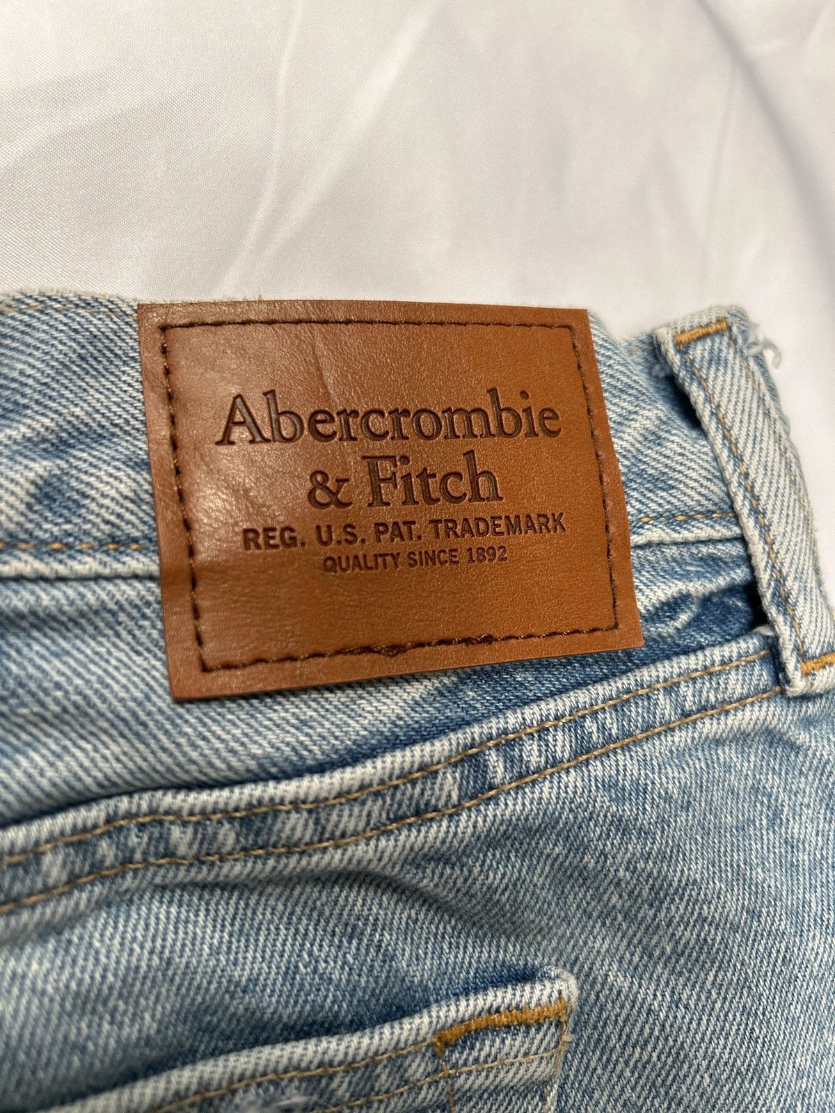 Abercrombie & Fitch Vintage Washed Blue Jeans Size US 40 / EU 56 - 3 Thumbnail