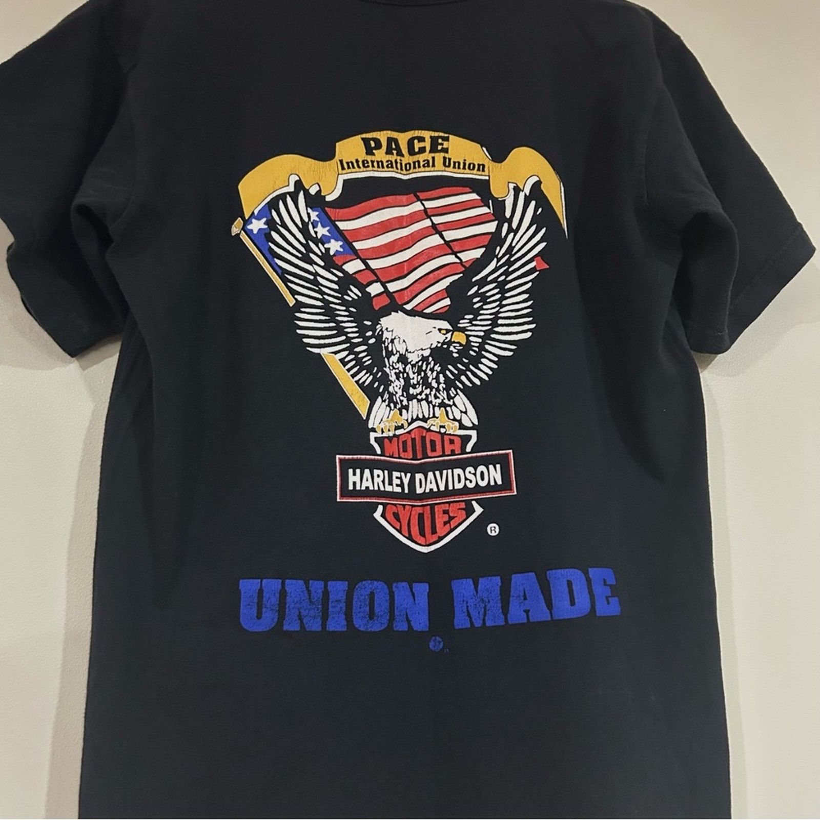 Harley Davidson Vintage Harley Davidson Union Made Pocket T Shirt Size US M / EU 48-50 / 2 - 3 Thumbnail