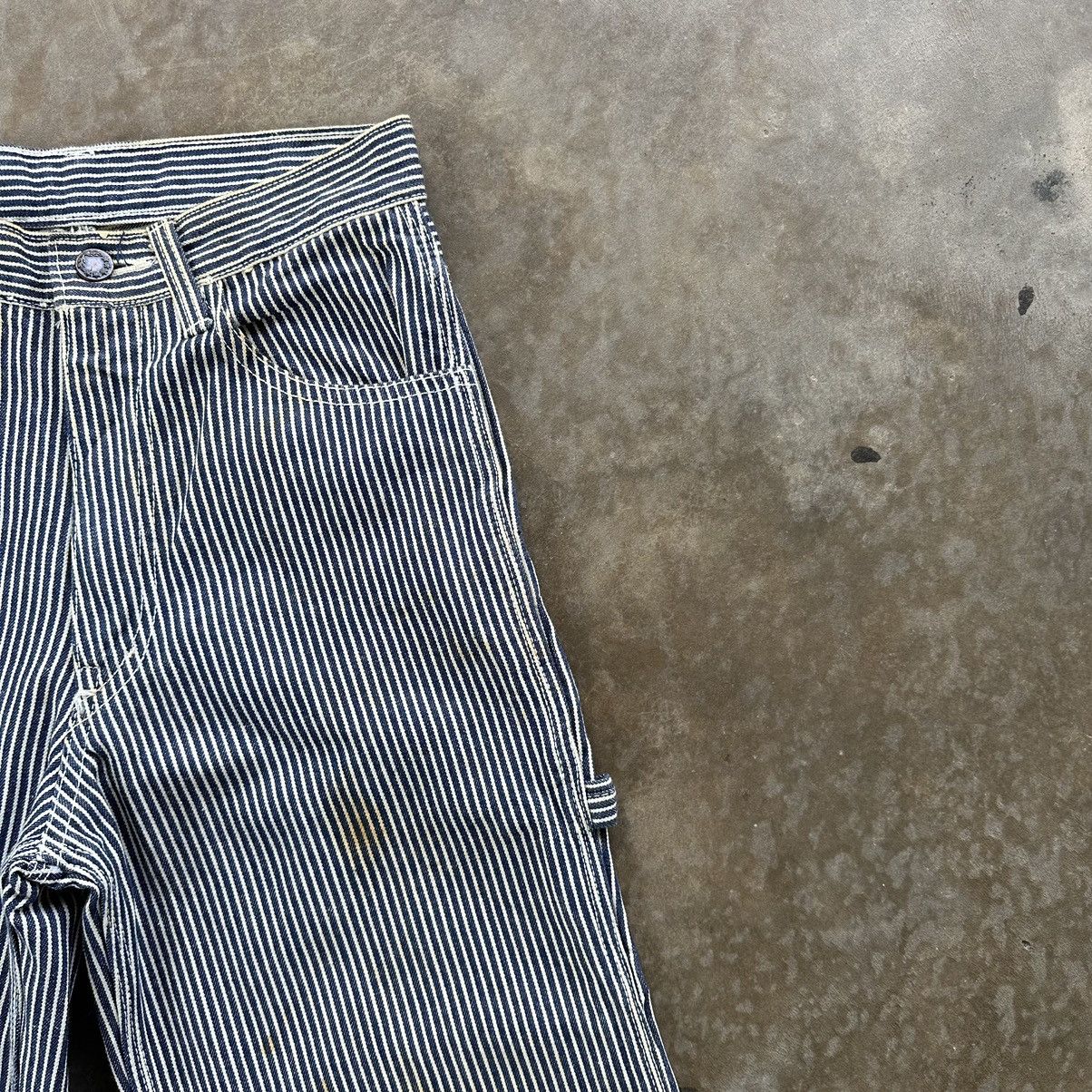 Japanese Brand Vintage Japanese Rusty Japan Stripe Trouser Flare Pant Size 25" / US 0 / IT 36 - 5 Thumbnail