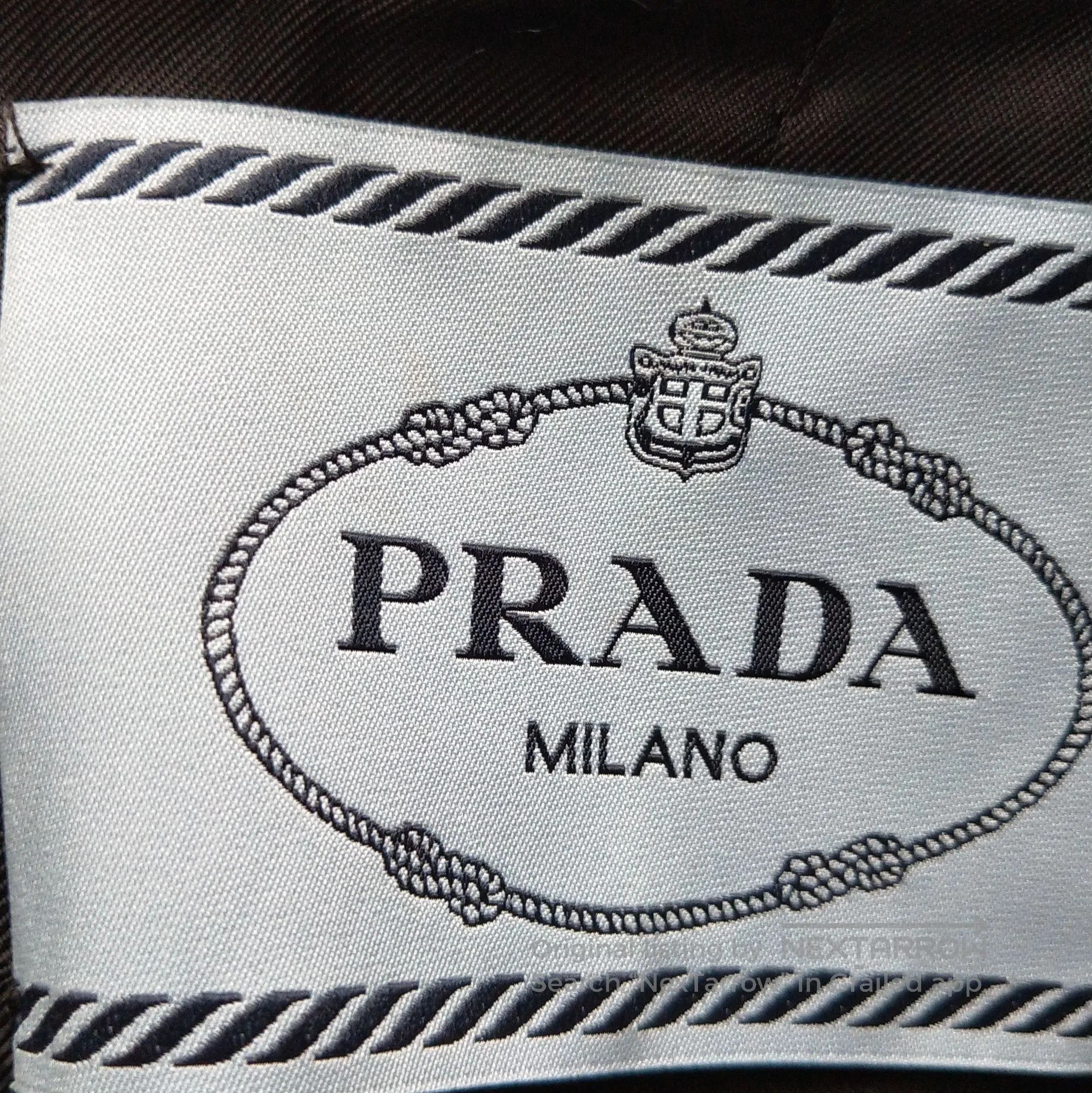 Prada Prada Black Silk-Collar Decorated Coat . Size US L / EU 52-54 / 3 - 8 Thumbnail