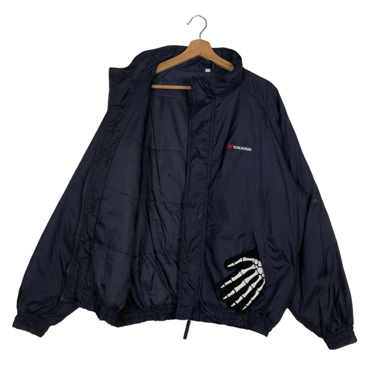 Japanese Brand 🔥90’s Racing Bomber Jacket Worker Yokohama Big Logo Size US M / EU 48-50 / 2 - 9 Thumbnail