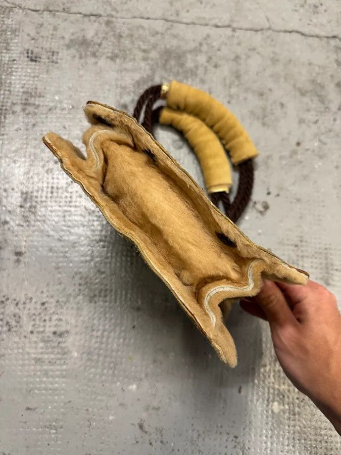 Just Cavalli 2000s Cavalli Eyelet Beige Crocodile Effect Leather Knot Handle Bag Size ONE SIZE - 3 Thumbnail