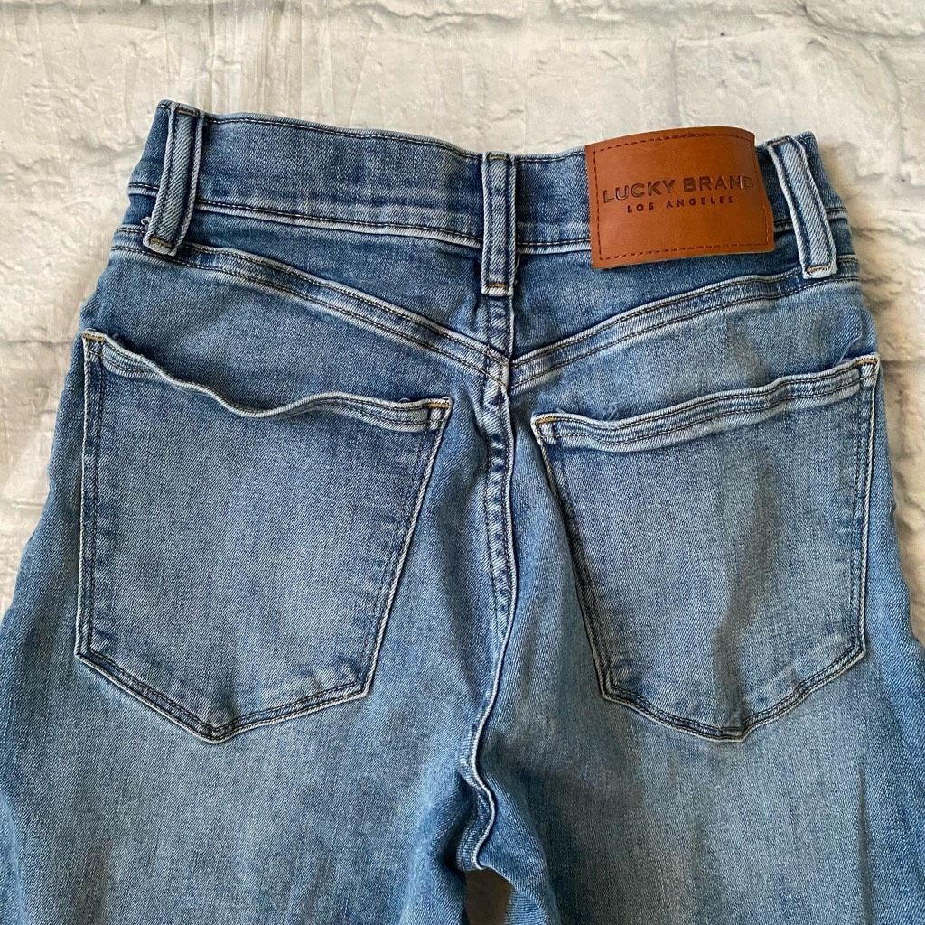 Lucky Brand Lucky Brand women 4/27 ankle high rise skinny Bridgette jean Size 27" / US 4 / IT 40 - 7 Thumbnail