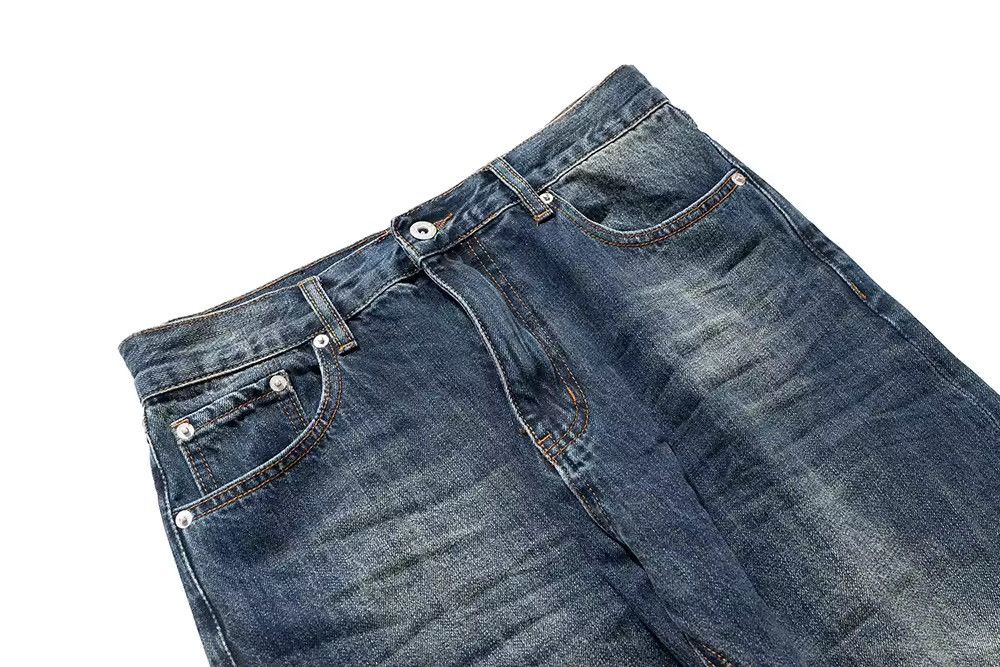 Japanese Brand × Jean Vintage Baggy Washed Hole Boot Cut Size US 31 - 3 Thumbnail