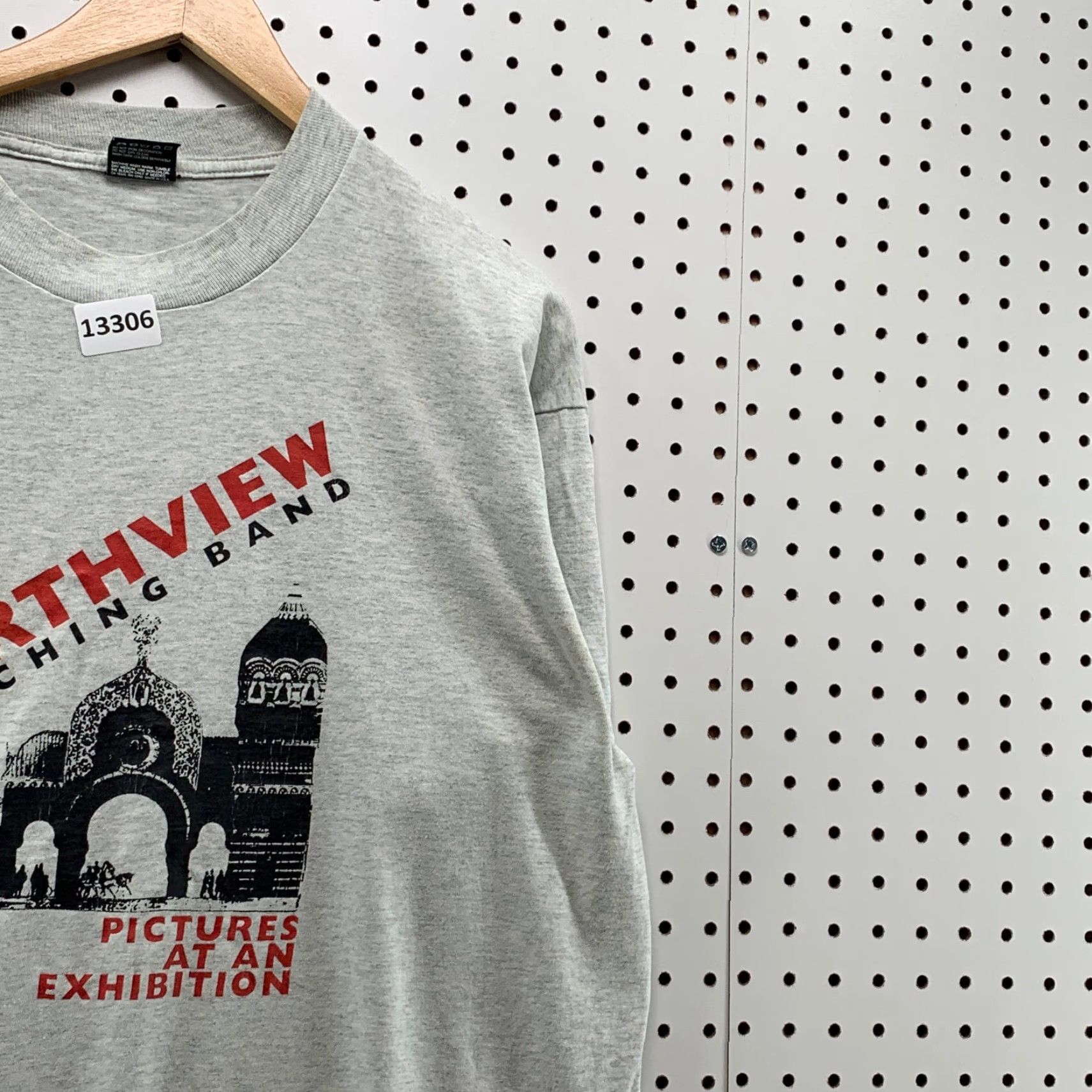 Fruit Of The Loom VINTAGE Northview Marching Band Gray T-Shirt Adult XL Short Sleeve Crew Neck Single Stitch 90s Logo Dreams In Motion Mens/Womens Size US XL / EU 56 / 4 - 5 Thumbnail