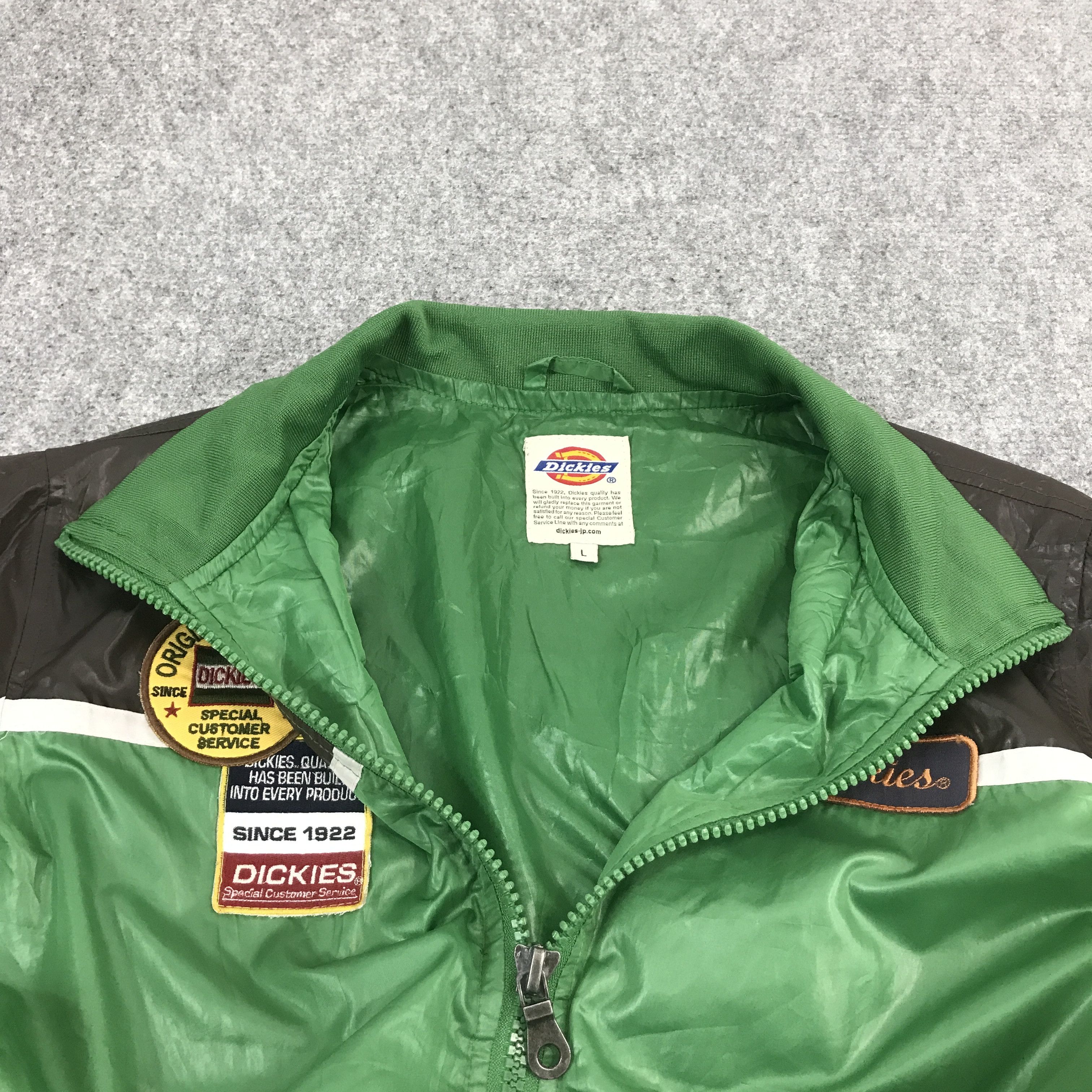 Dickies Vtg Dickies windbreker zipper jacket Size US L / EU 52-54 / 3 - 9 Thumbnail