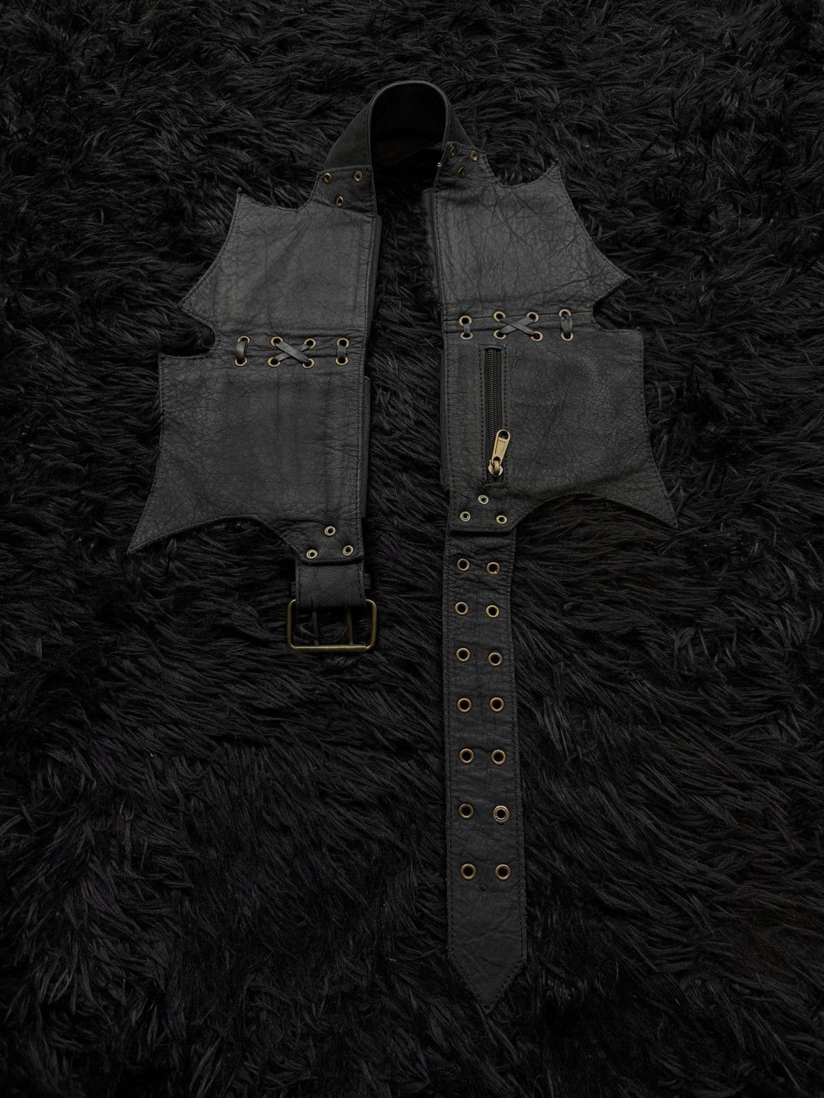 KMRii Kmrii Style Avant Garde Archive Leather Pocket Belt Bag Size ONE SIZE - 9 Thumbnail