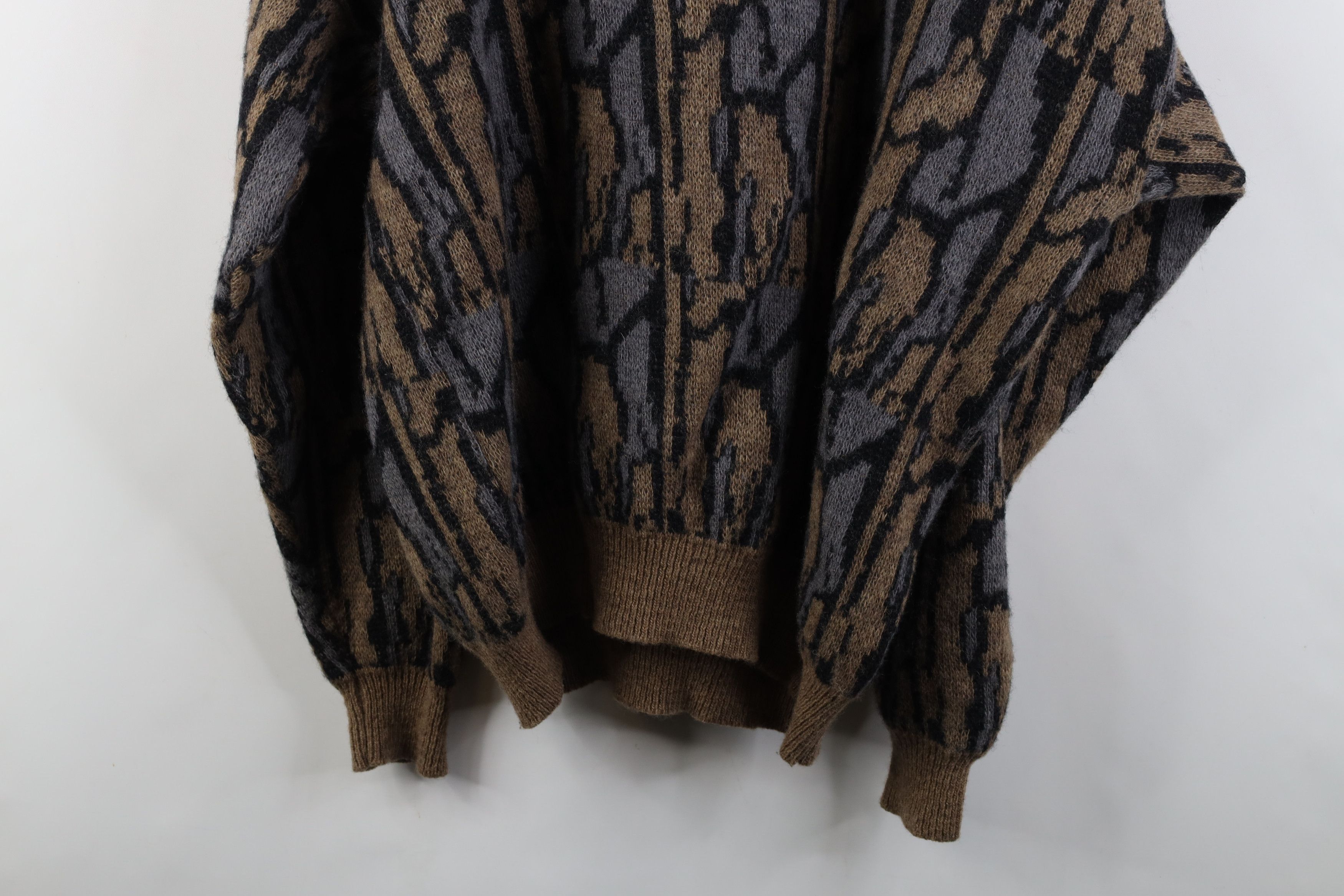 Vintage Vintage 90s Streetwear Blend Knit Camouflage Henley Sweater Size US XL / EU 56 / 4 - 10 Thumbnail
