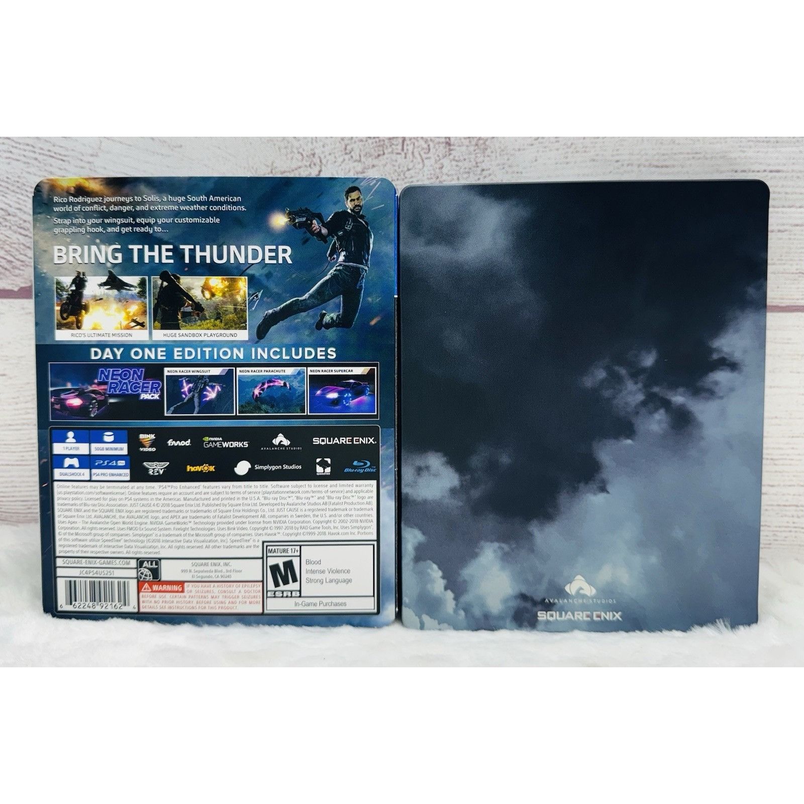 Sony Just Cause 4 (Sony PS4, PlayStation 4, 2018) SteelBook ONLY Size ONE SIZE - 4 Thumbnail