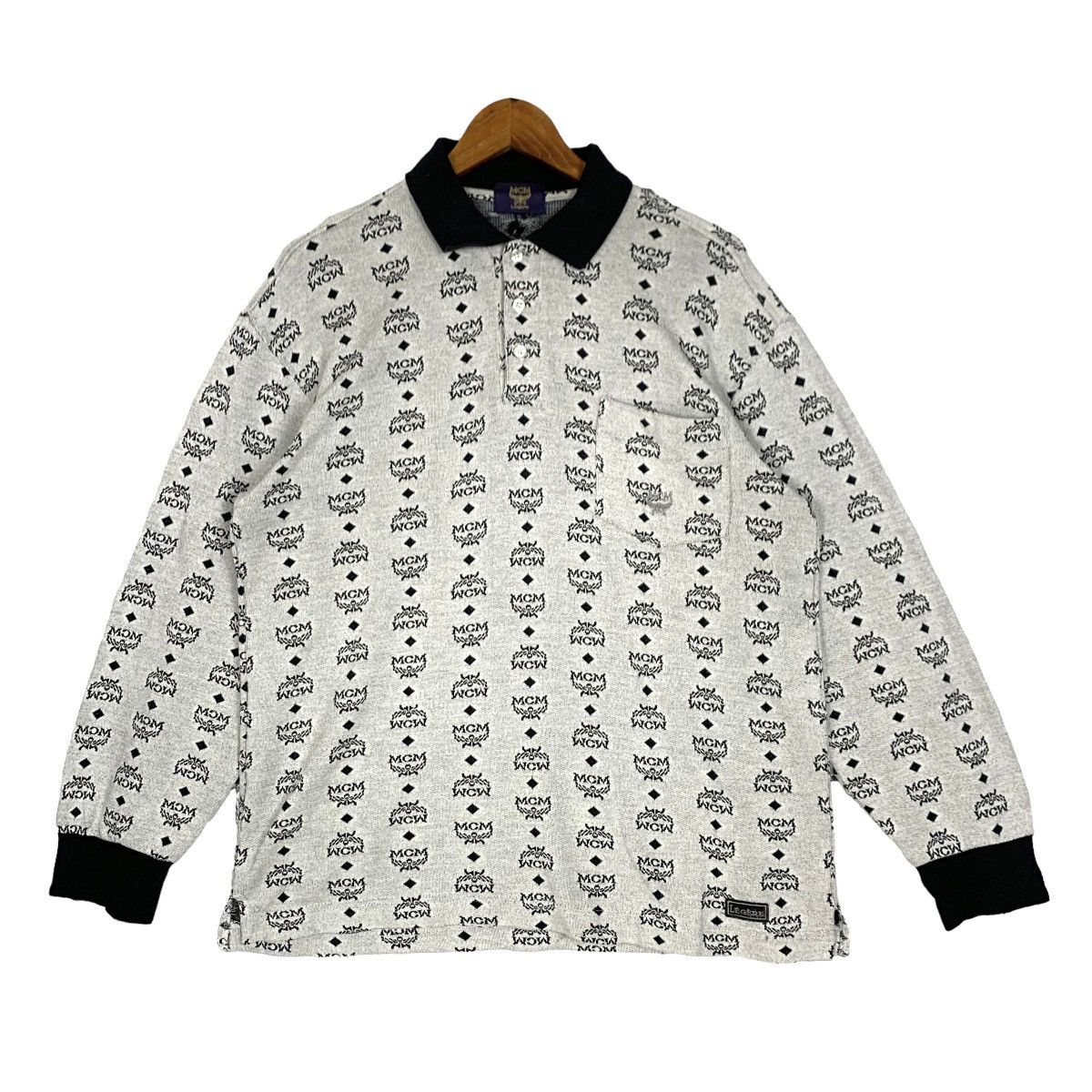 MCM Vintage MCM Legere Full Print Collar Sweatshirt Size M Size US M / EU 48-50 / 2 - 1 Thumbnail