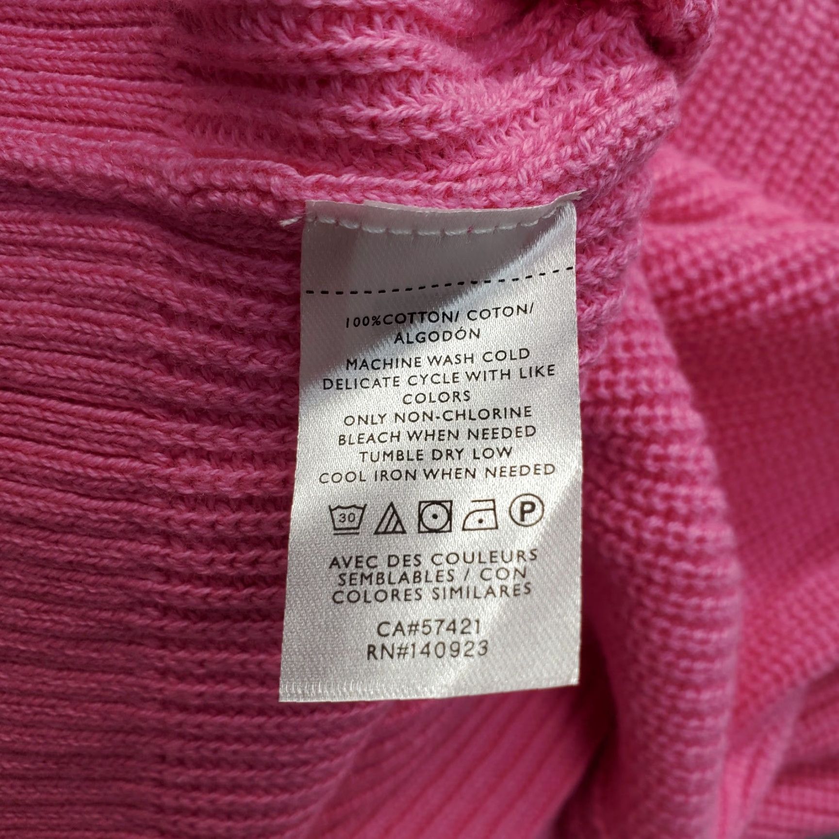 Loft LOFT Womens Sweater Shirt? (Original title uses Sweater) LOFT Henley Sweater Womens M Pink Waffle Knit Ribbed Cuff Hem 1/2 Button Size M / US 6-8 / IT 42-44 - 7 Thumbnail