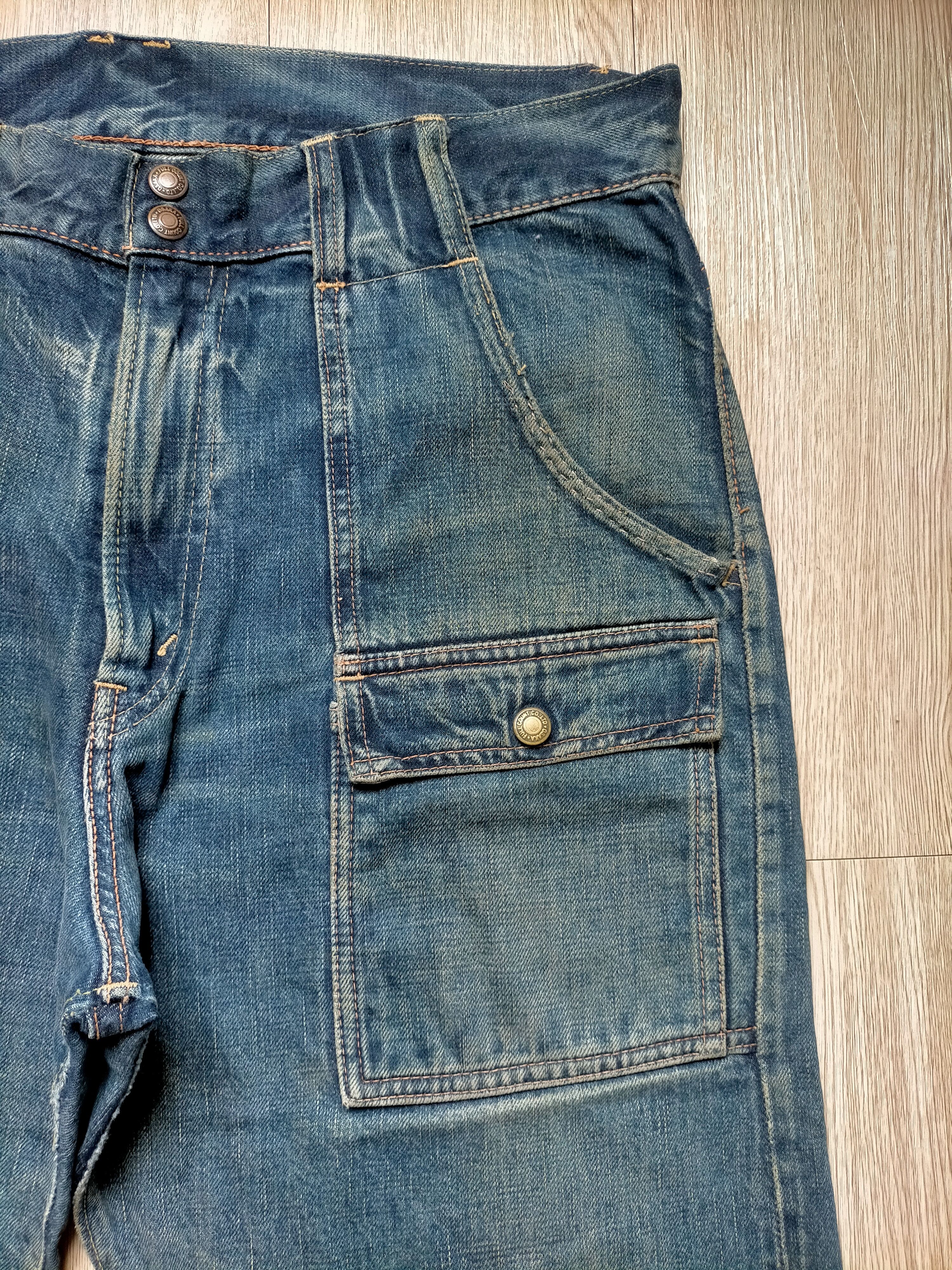 Full Count & Co. Vintage 90s Full Count & Co Selvedge Bush Pants Denim Japan Size US 34 / EU 50 - 6 Thumbnail