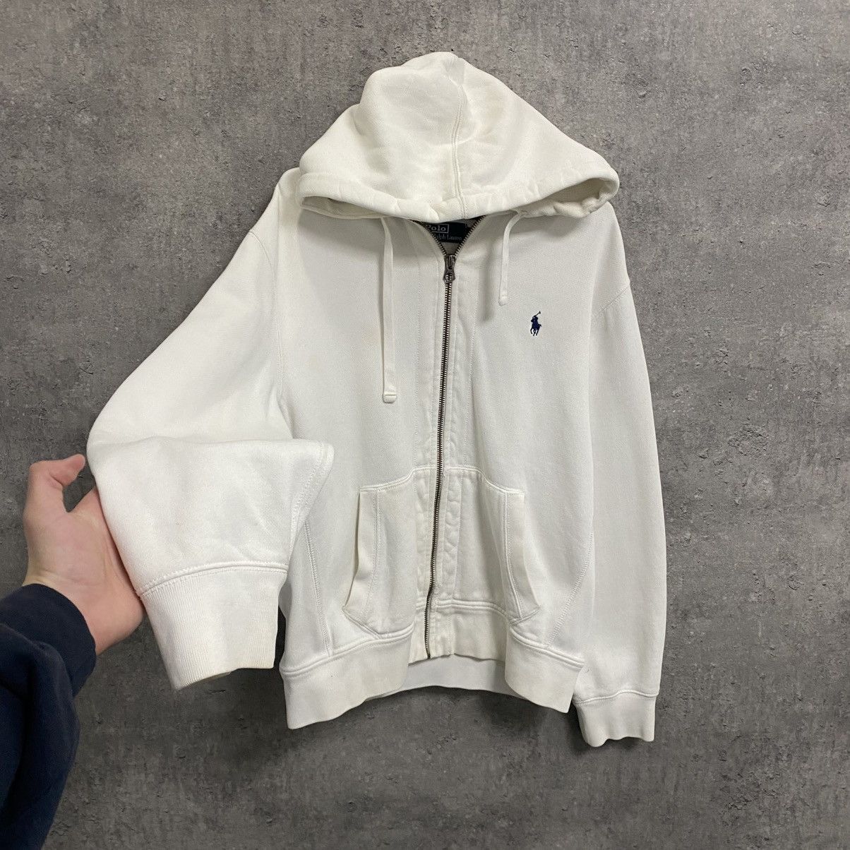 Polo Ralph Lauren Vintage Polo Ralph Lauren Zip Hoodie Size US L / EU 52-54 / 3 - 2 Thumbnail
