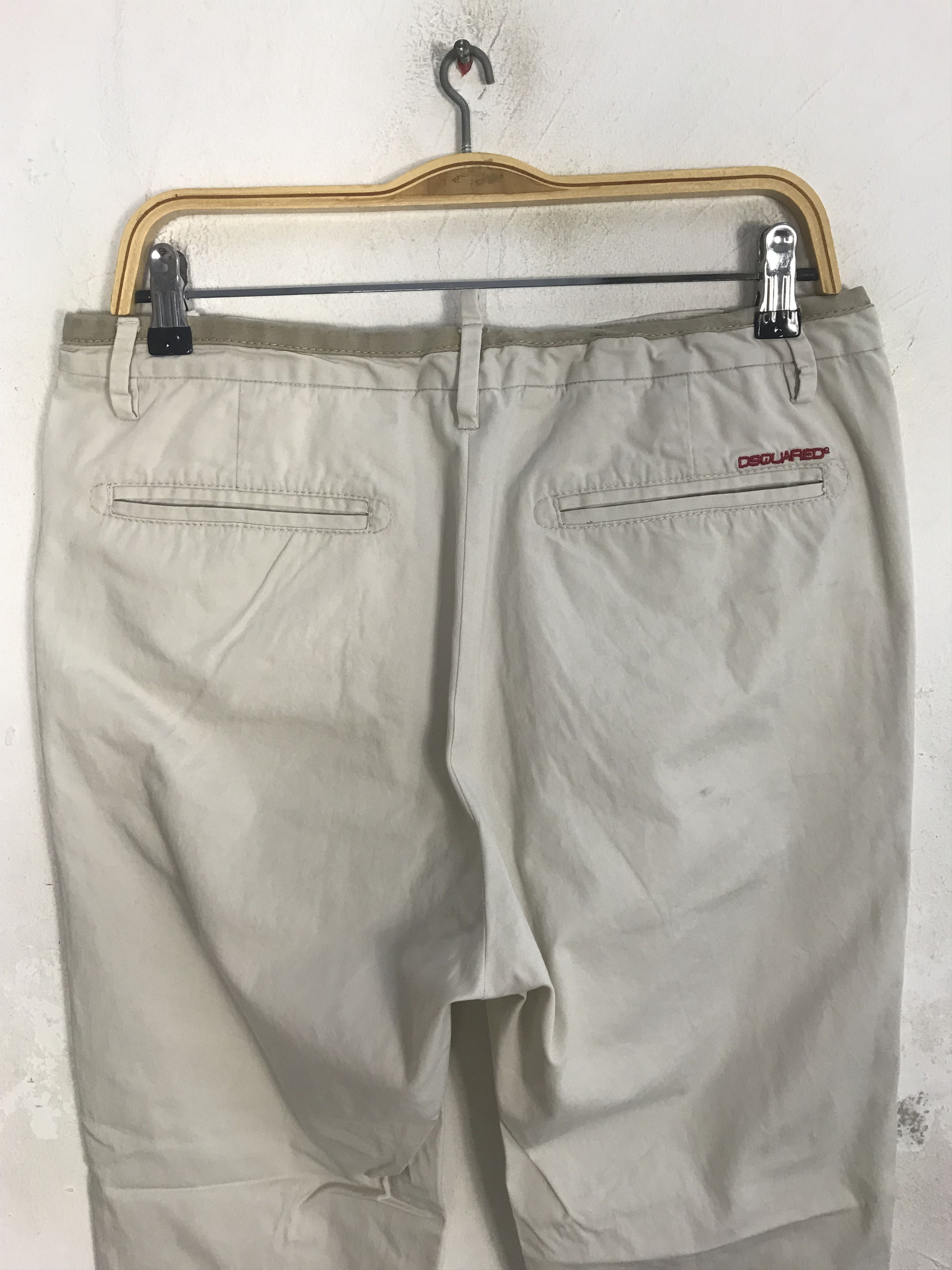 Dsquared2 Dsquared2 Italian Designer Beige Chino Pant Slack Trouser Size US 31 - 4 Thumbnail