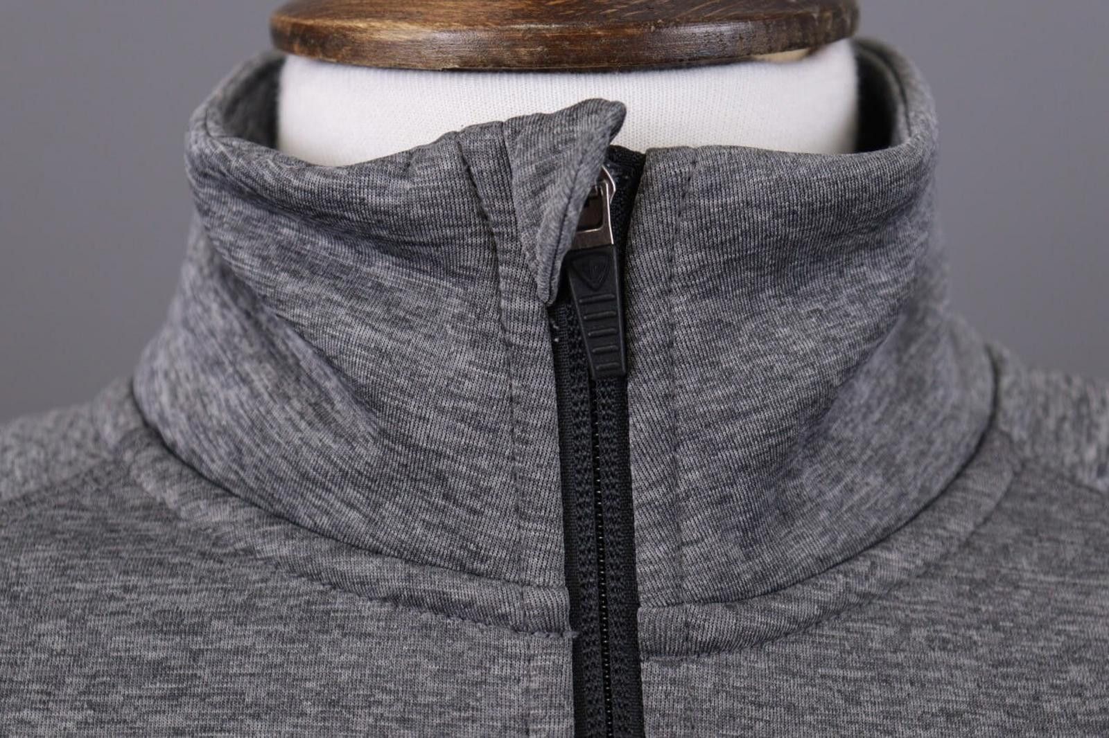 Rossignol Rossignol Gray Full Zip Mock Neck Fleece Jacket Size S Size S / US 4 / IT 40 - 6 Thumbnail