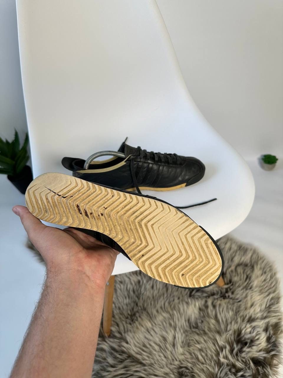 Adidas × Vintage 🔥00’s ADIDAS ITALIA LEATHER SHOES Size US 8.5 / EU 41-42 - 6 Thumbnail