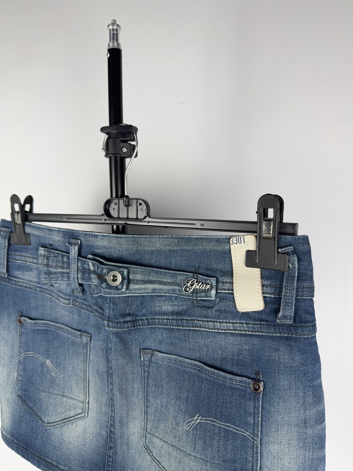 G-Star × If Six Was Nine Vintage Y2K G STAR RAW Japanese Casual Mini Skirt 90s Style Size 27" / US 4 / IT 40 - 7 Thumbnail