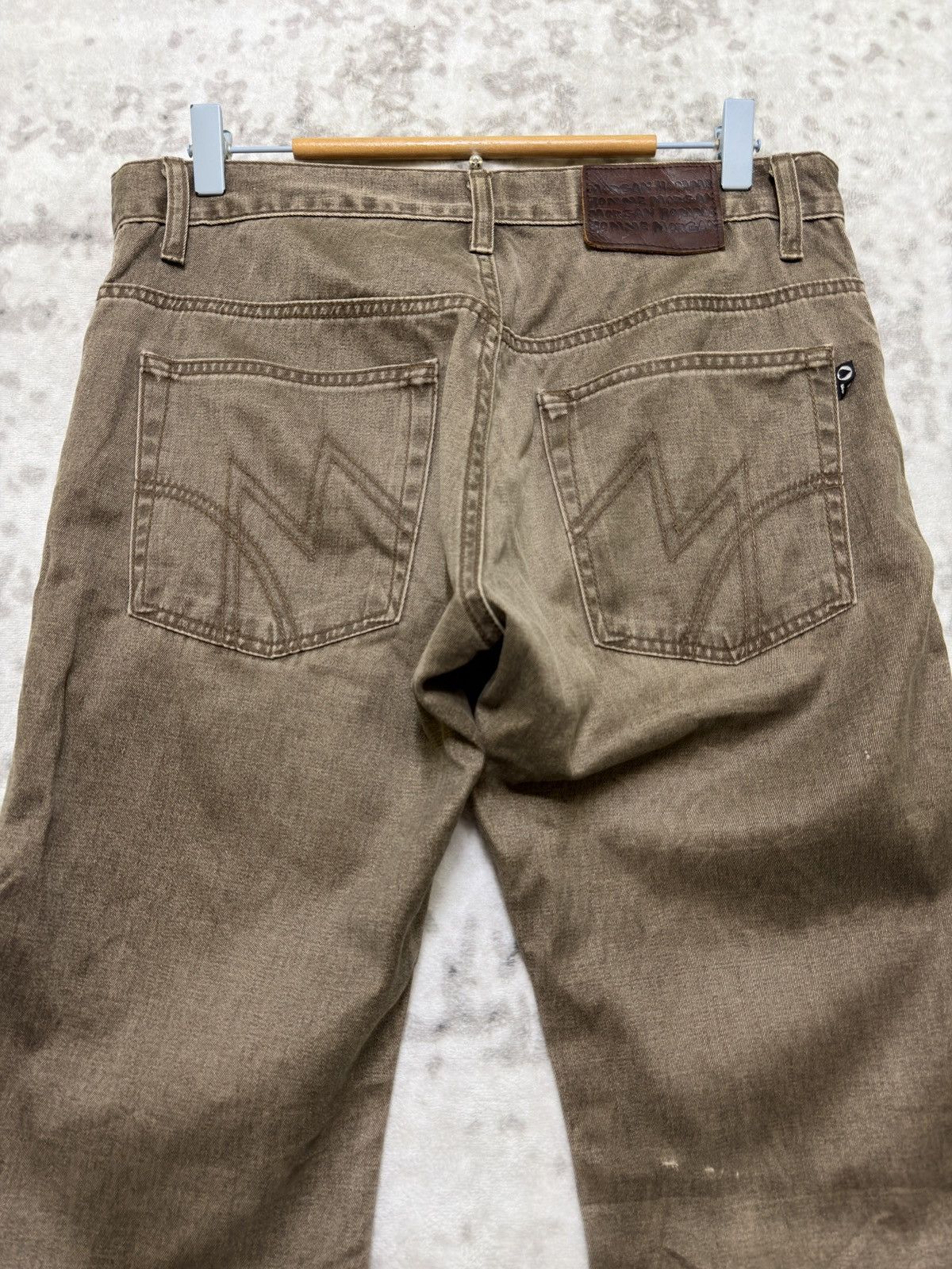 Morgan Homme Vintage Morgan Homme Brown Flared Pants Bootcut Archive Size US 31 - 8 Thumbnail