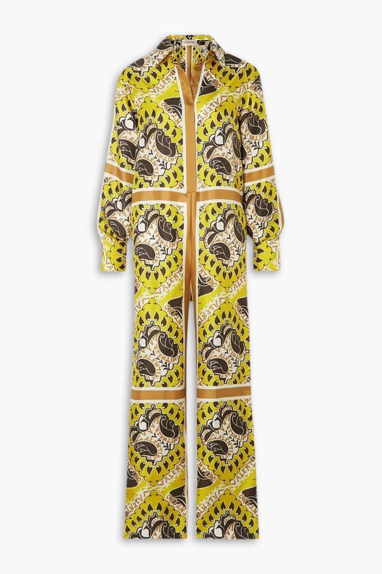 Valentino o1y0326 Jumpsuit in Multicolor Size 34" / US 12 / IT 48 - 1 Thumbnail