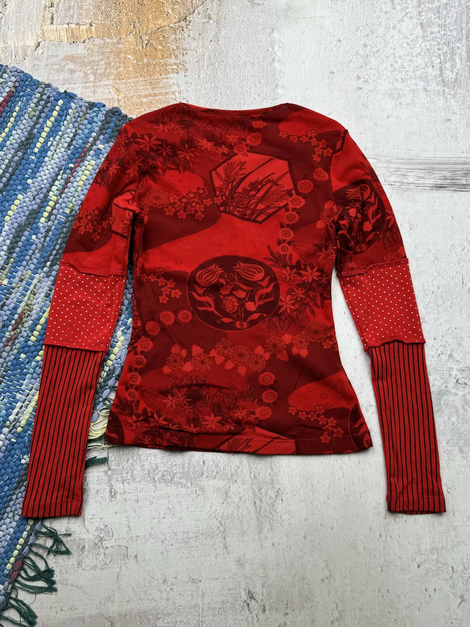 Vintage Vintage Printed Long Sleeve A316(382) Size XS / US 0-2 / IT 36-38 - 5 Thumbnail