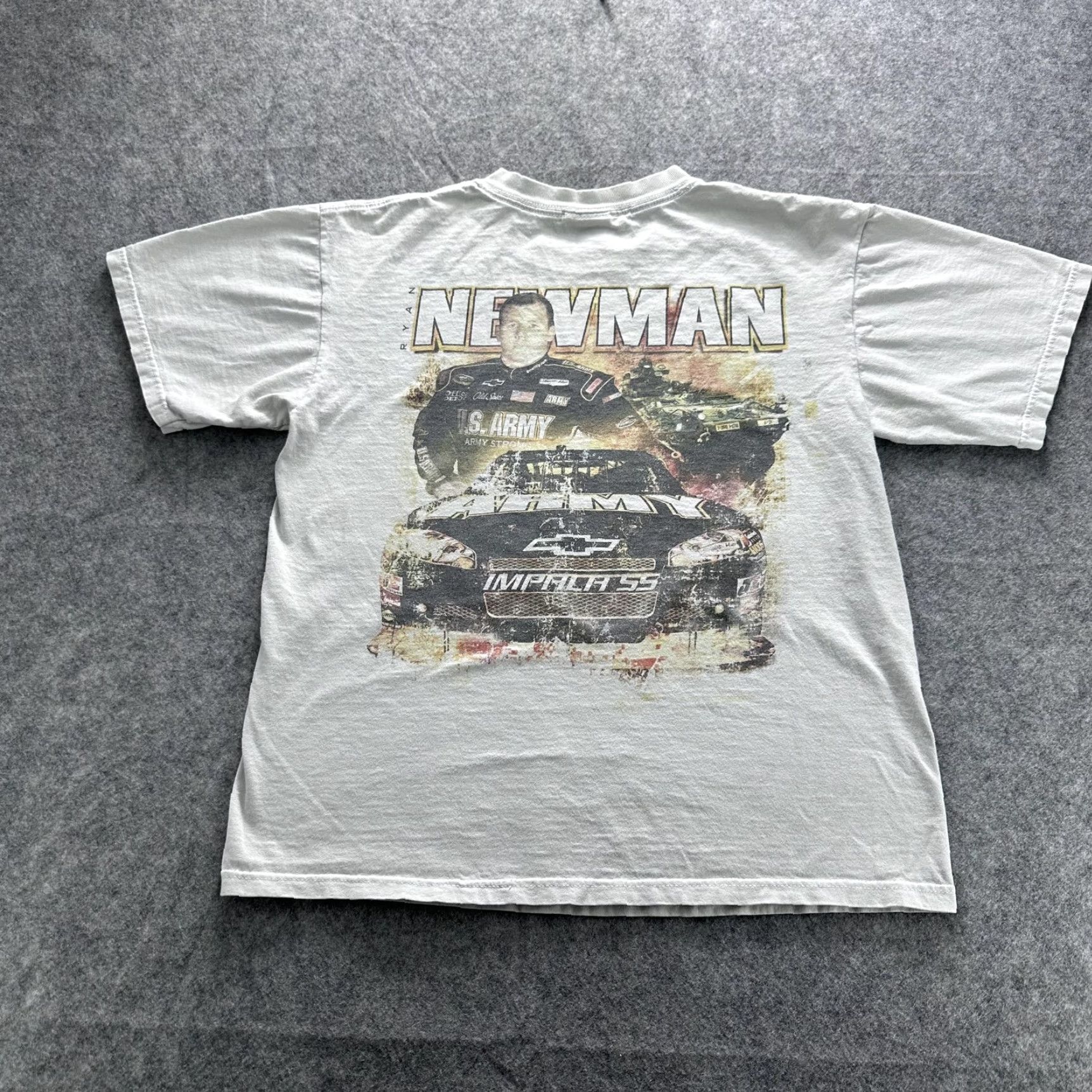 Chase Authentics Ryan Newman 39 NASCAR Shirt Mens Medium White Chase Authentics Race Car Tee Size US M / EU 48-50 / 2 - 7 Thumbnail