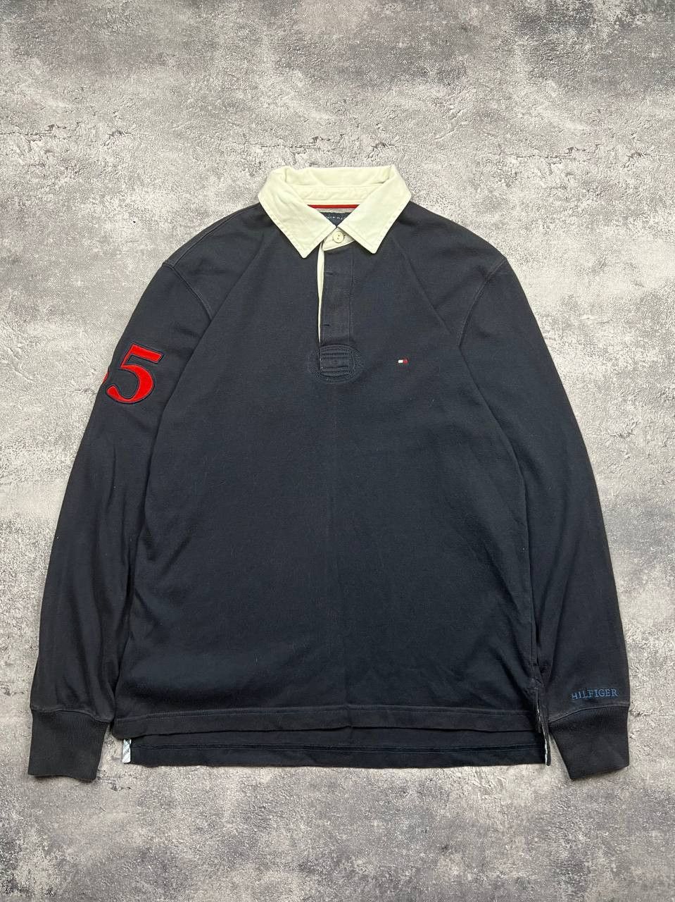 Tommy Hilfiger Vintage Tommy Hilfiger Rugby Long Sleeve 90s Size US M / EU 48-50 / 2 - 1 Thumbnail