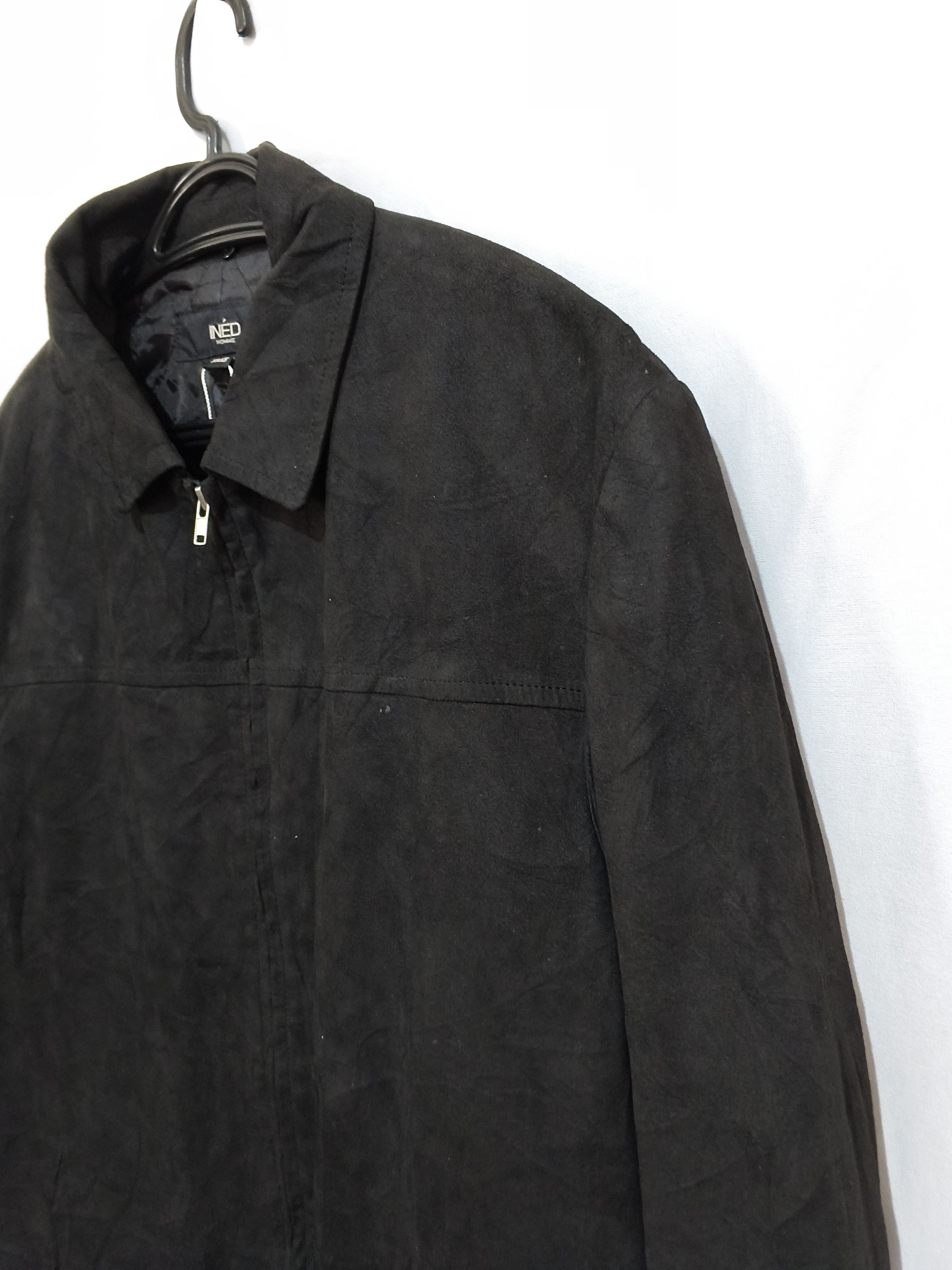 Yohji Yamamoto japanese archive INED Homme Black Zip Jacket Coat Quilted Size US M / EU 48-50 / 2 - 5 Thumbnail