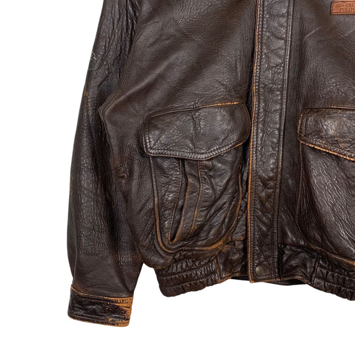 Beverly Hills Polo Club Vintage BEVERLY HILLS POLO CLUB A2 Leather Jacket #2354-C105 Size US M / EU 48-50 / 2 - 3 Thumbnail