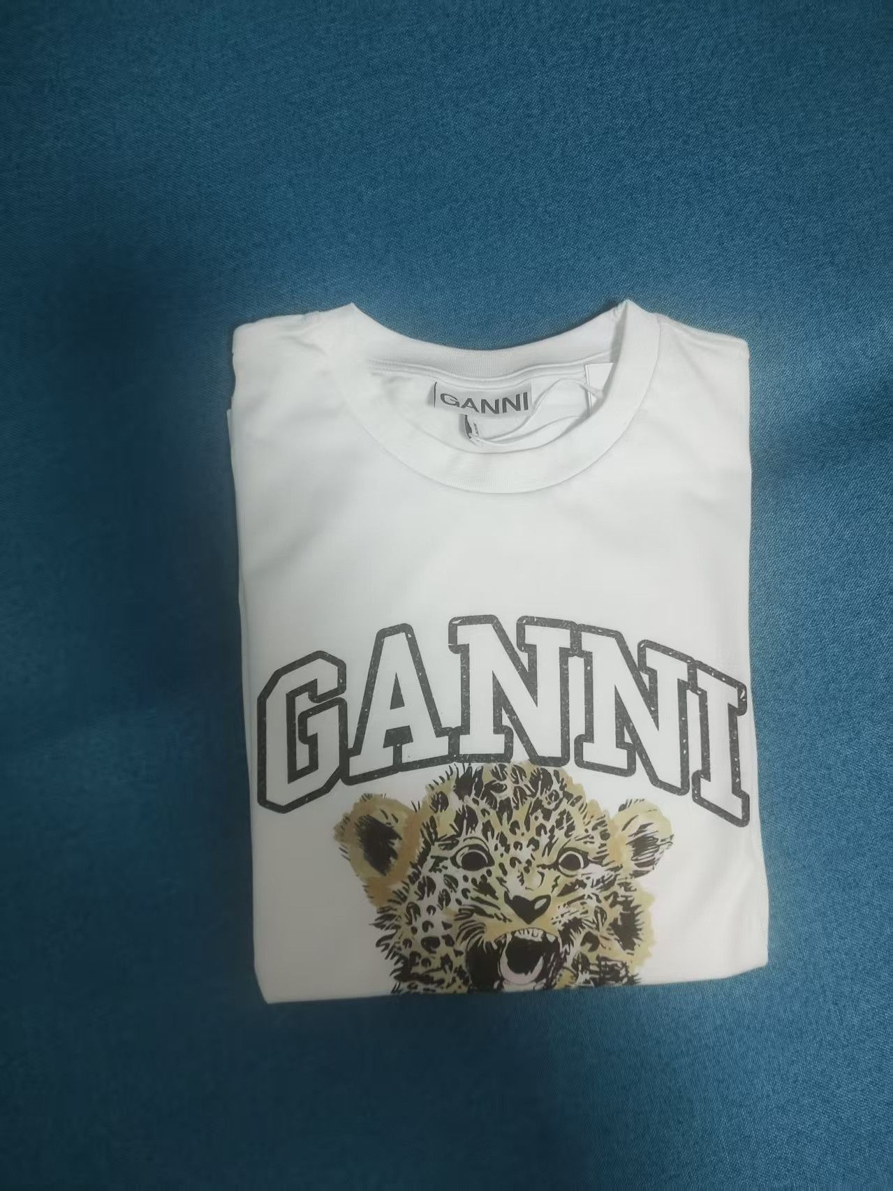 Other Ganni white Tee Size US M / EU 48-50 / 2 - 7 Thumbnail