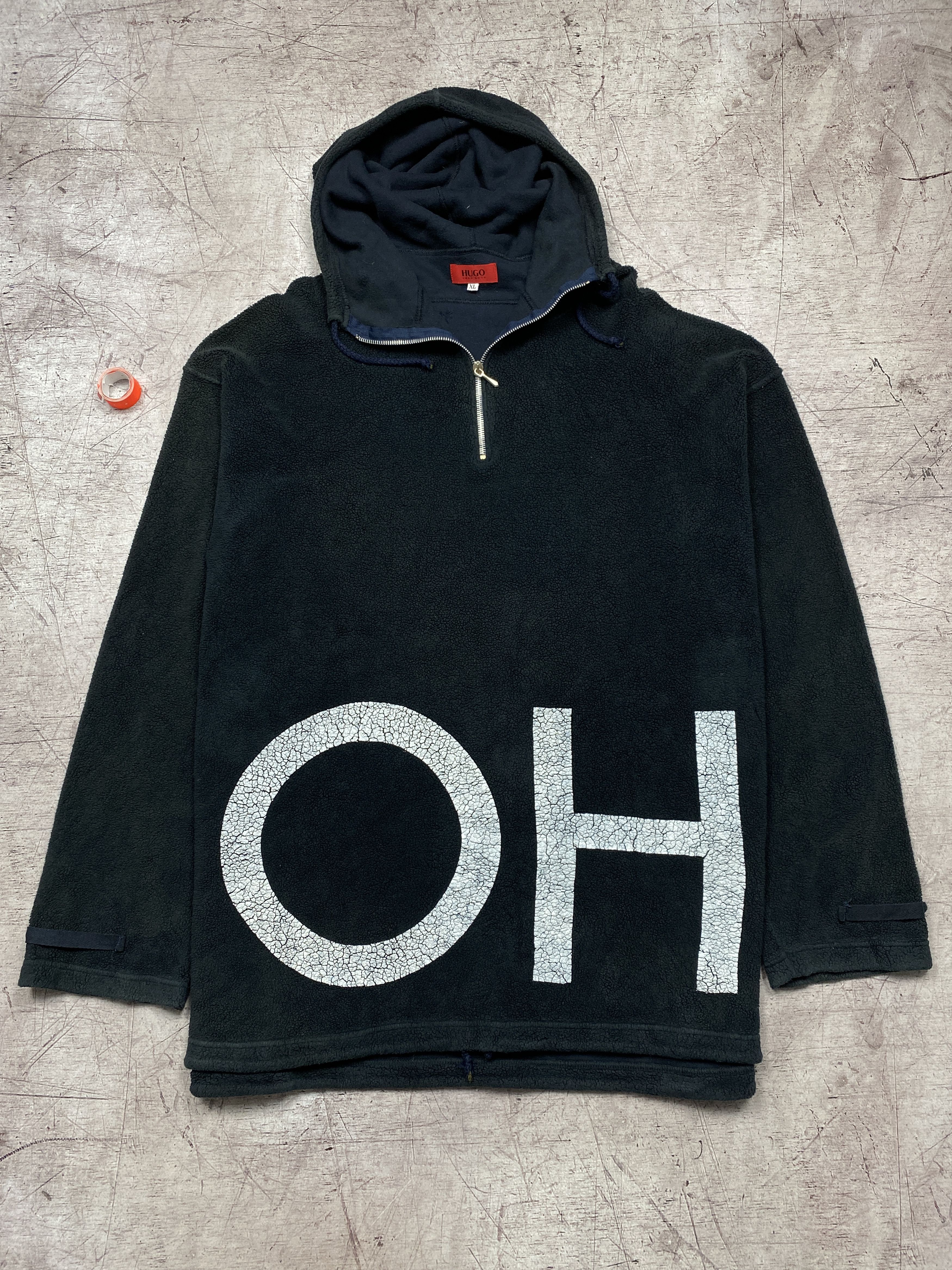 Hugo Boss × Vintage Hugo Boss Vintage Mens Teddy Fleece Jacket Size US XL / EU 56 / 4 - 1 Thumbnail